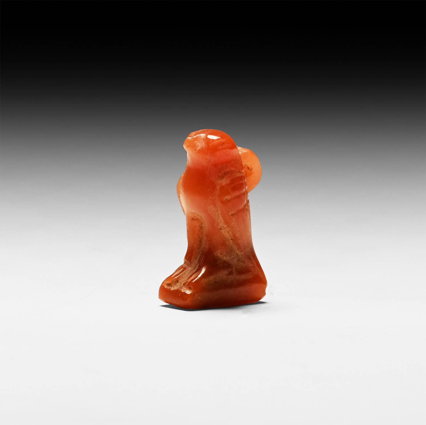 Egyptian Seated Falcon Amulet