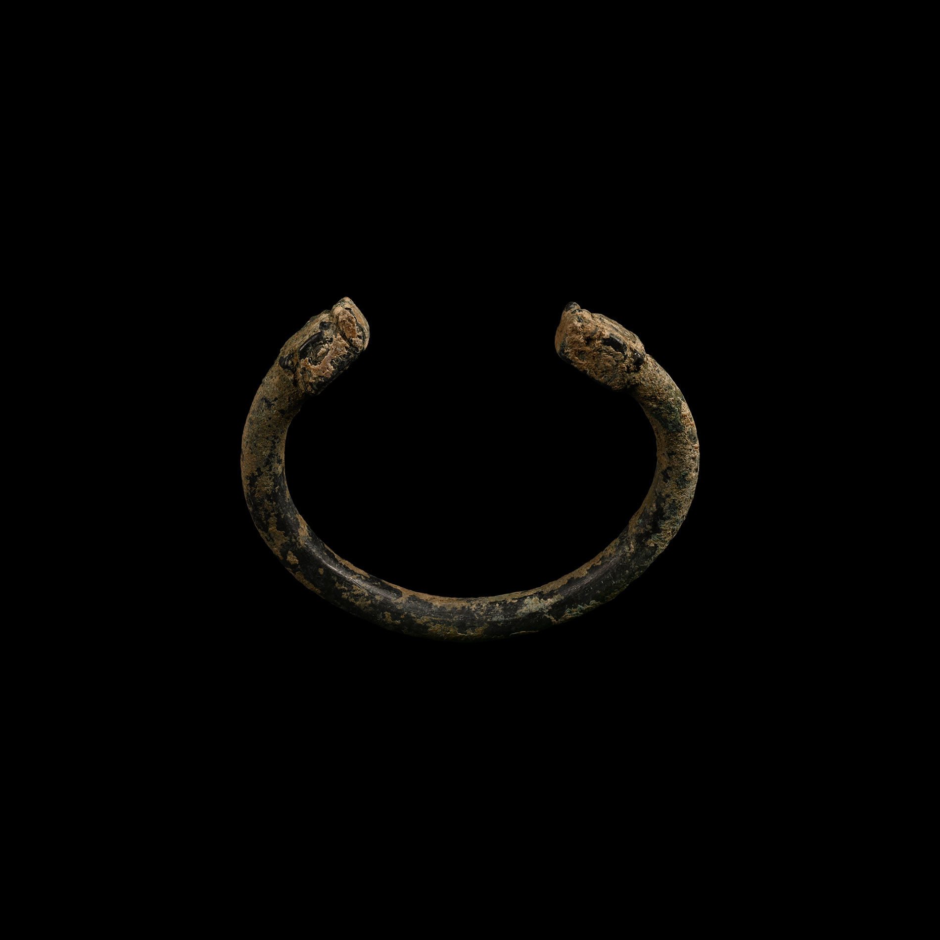 Western Asiatic Bracelet with Beast Head Terminals