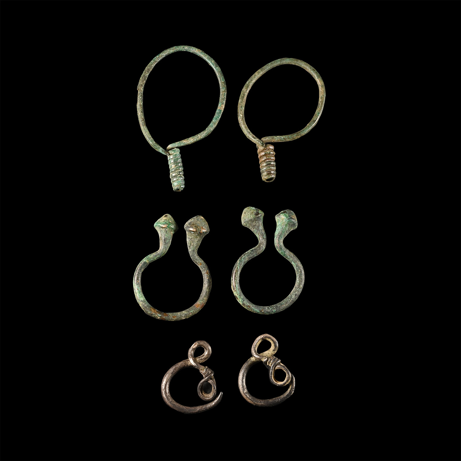 Western Asiatic Earring Pair Collection