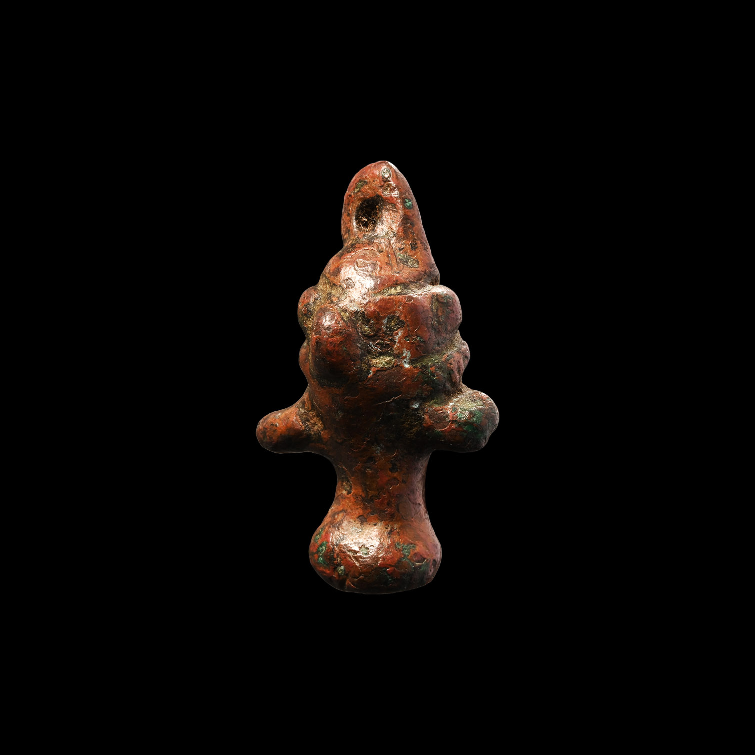 Western Asiatic Double-Sided Pazuzu Head Amulet