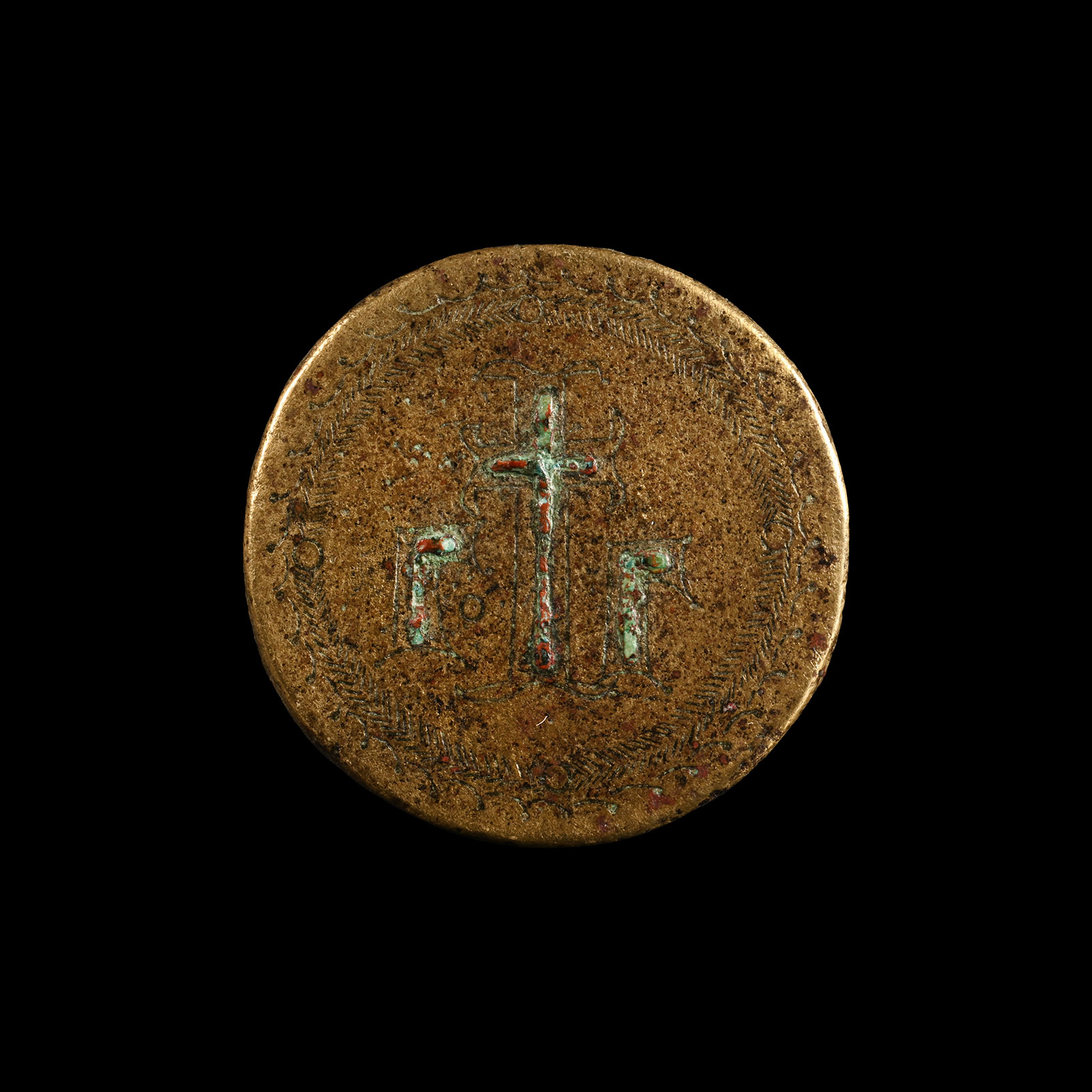 Large Byzantine Weight with Cross and Lettering