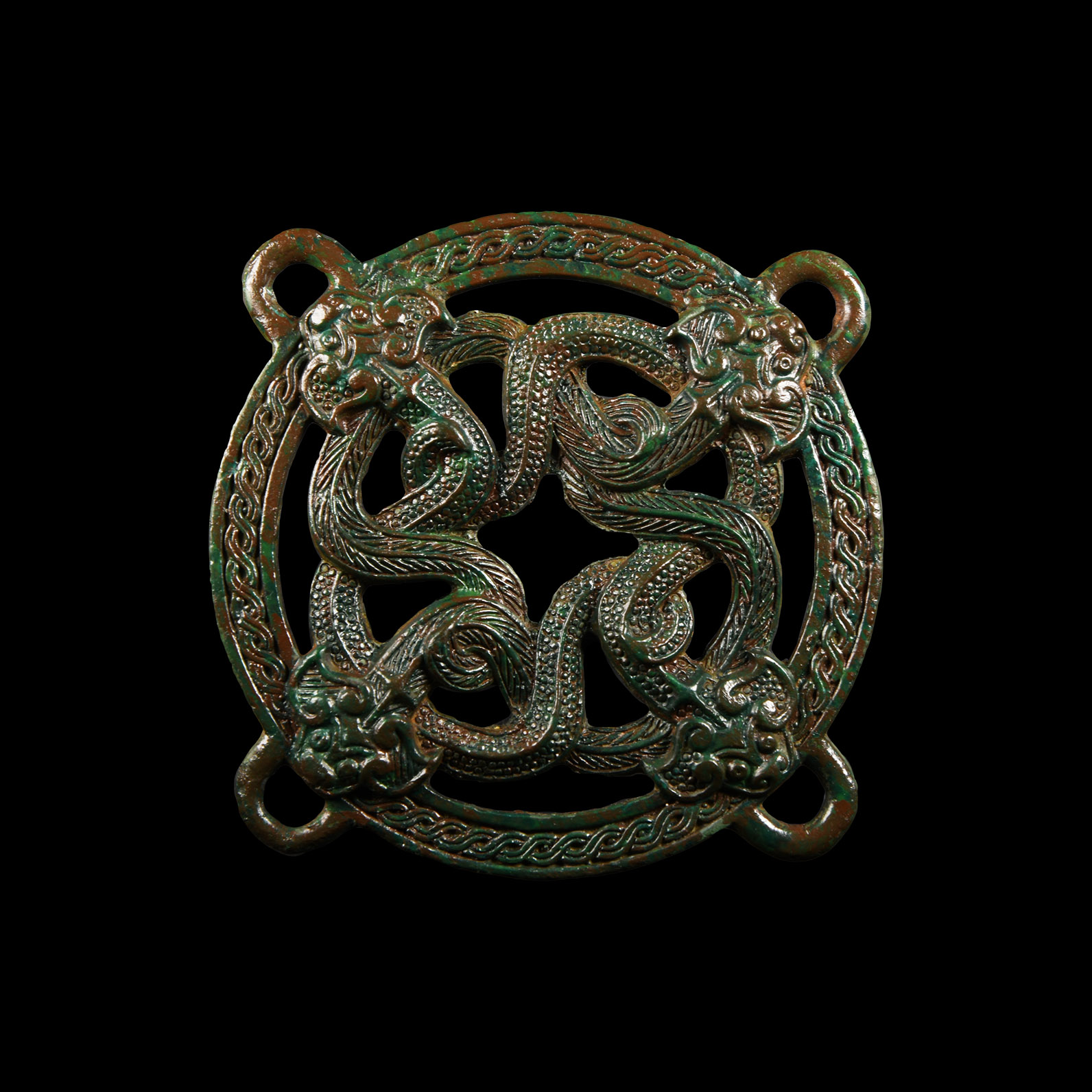 Chinese Ordos Style Dragon Belt Distributor