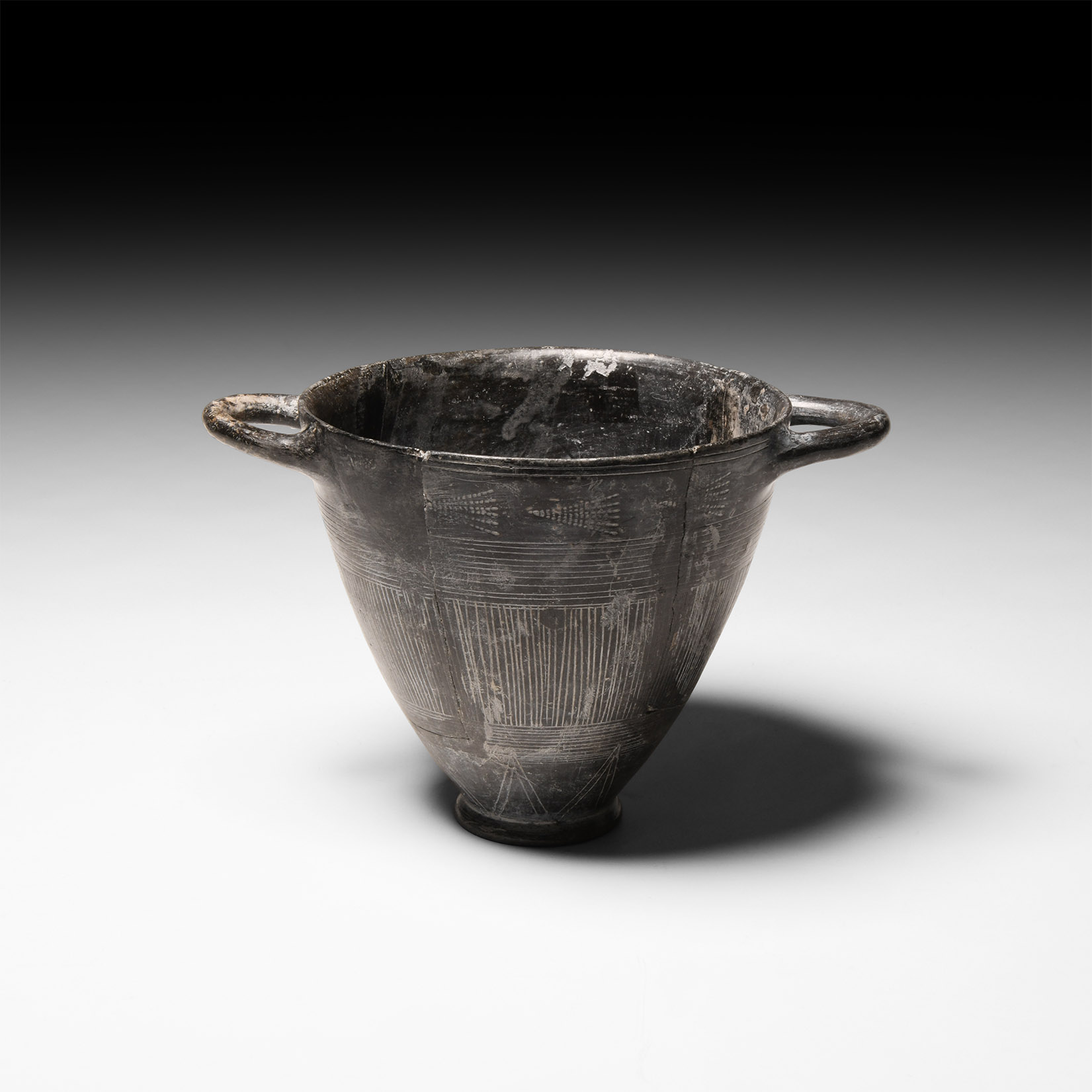 Etruscan Bucchero Sottile Kotyle