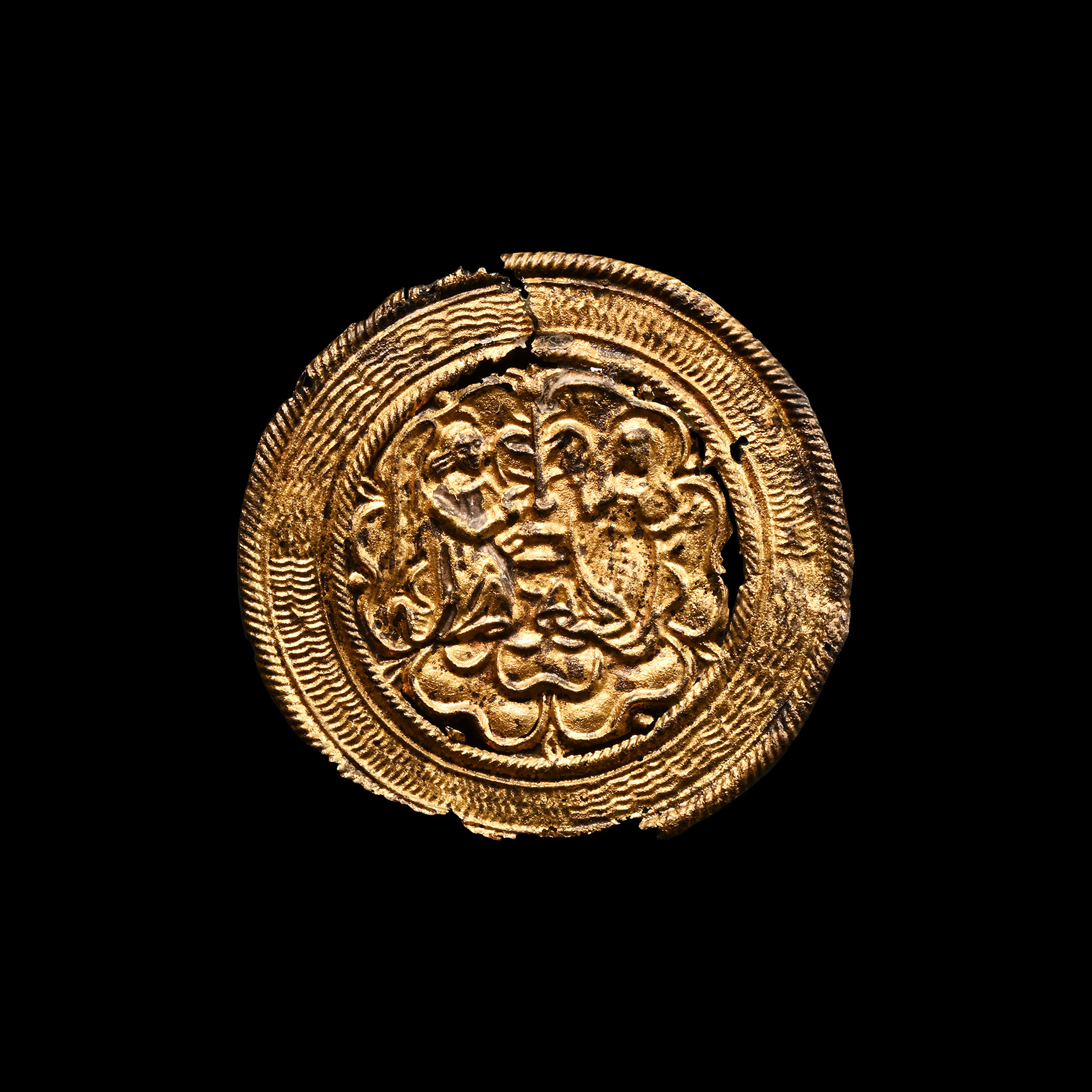 Large Medieval 'Thames' Gilded Annunciation Pilgrim's Badge
