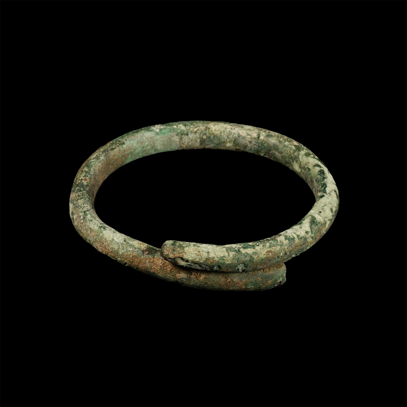 Heavy Bronze Age Coiled Bracelet