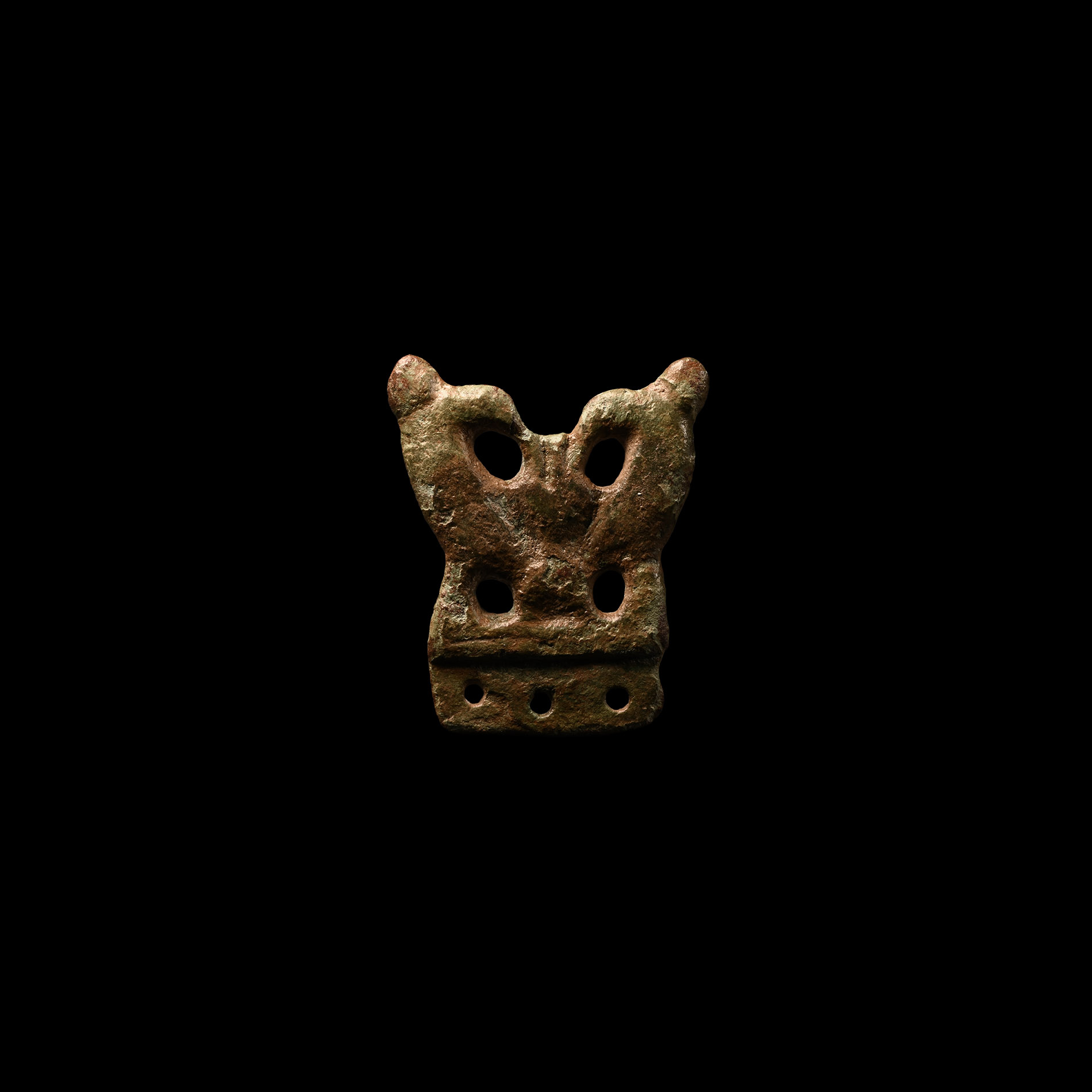 Late Anglo-Saxon Strap End with Dragons