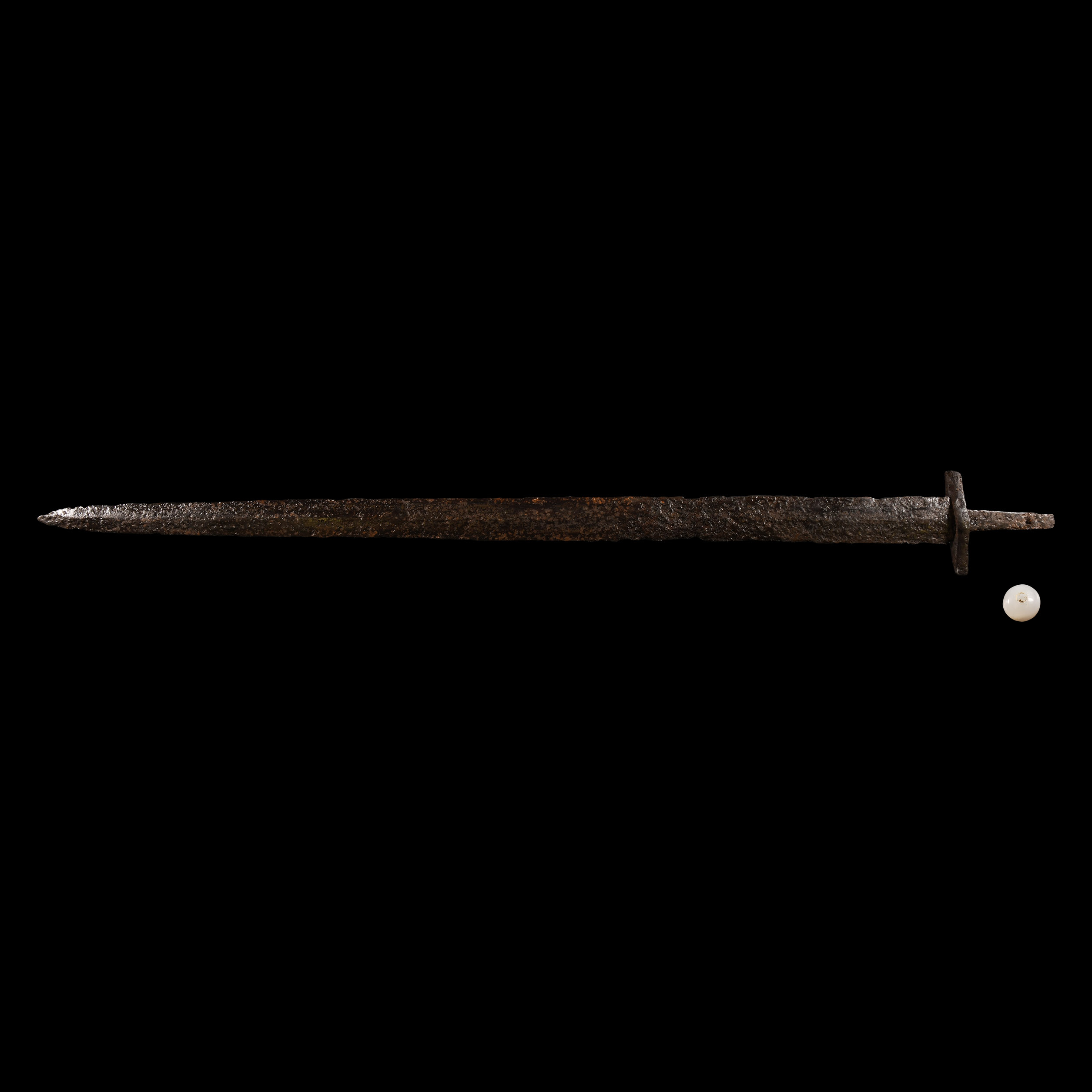 Migration Period Spatha Sword Blade with Sword Bead
