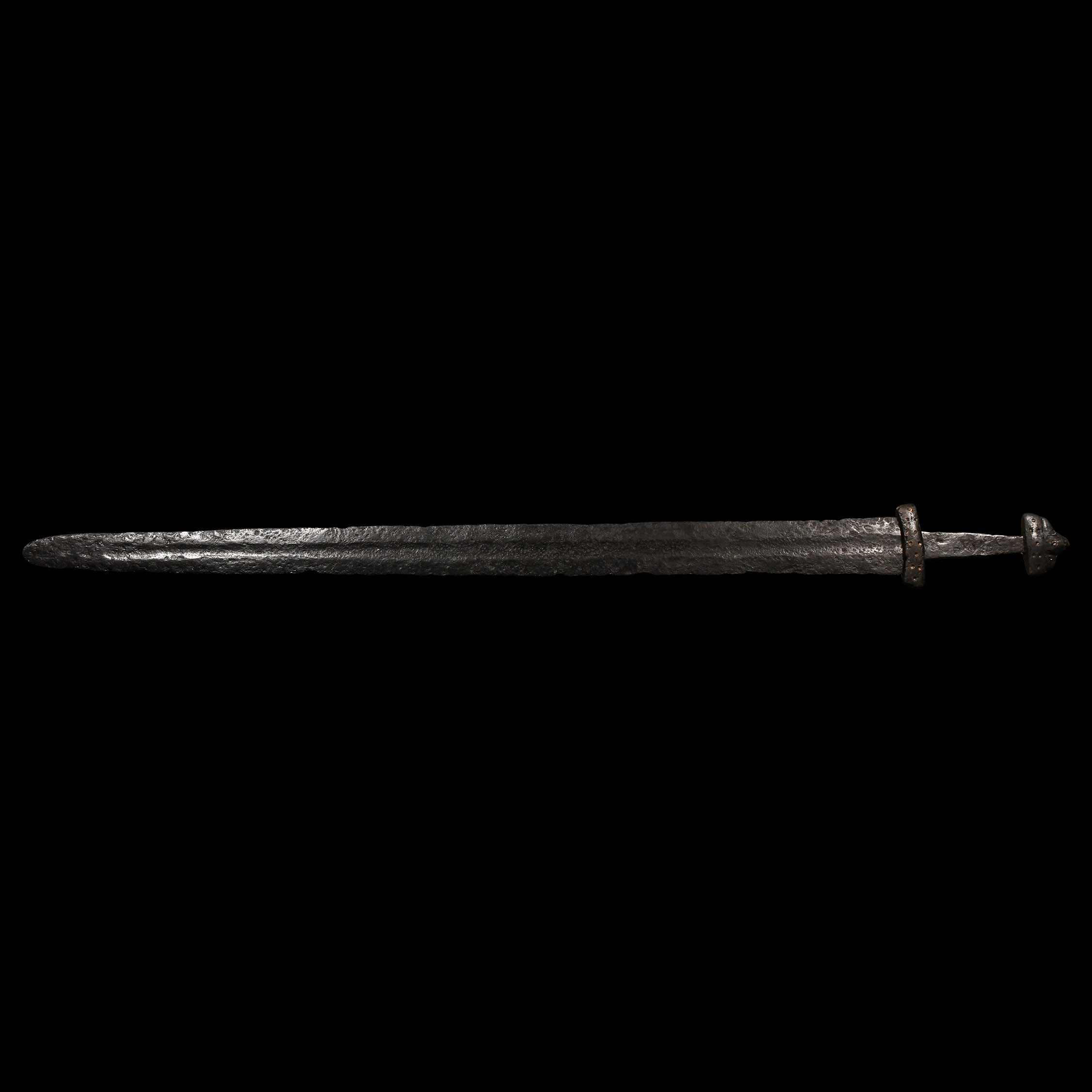 Viking Age Sword with Three-Lobed Pommel