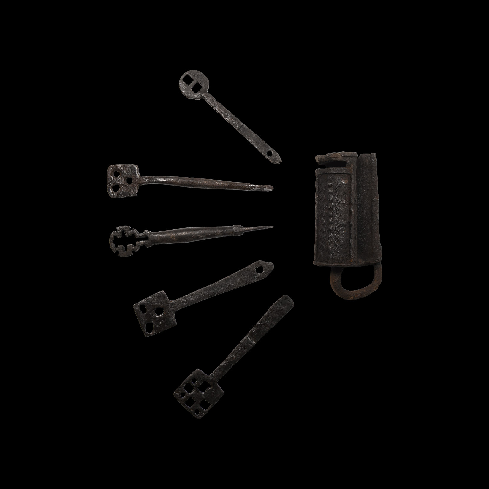 Viking Period Lock and Key Group