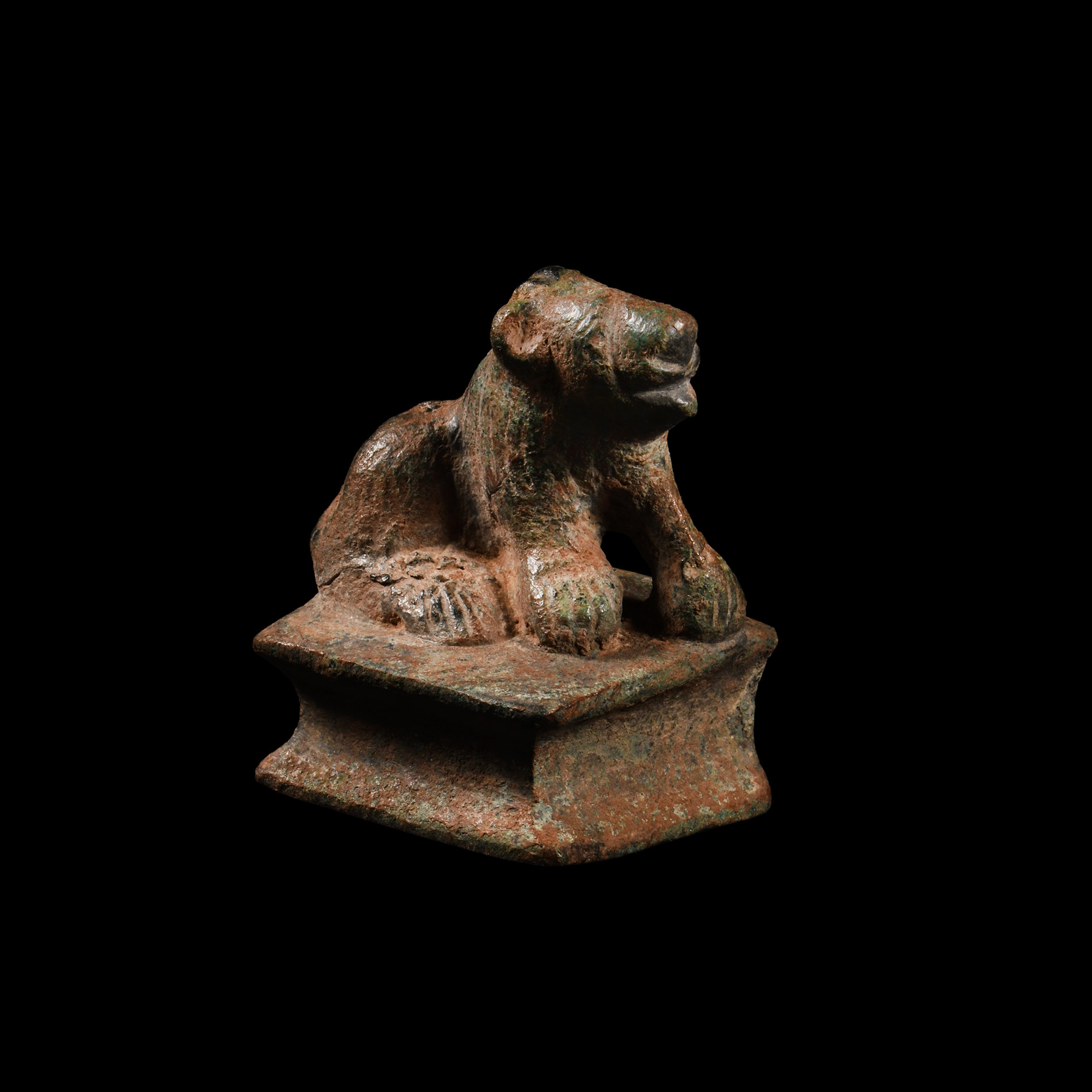 Roman Bronze Bear Fitting