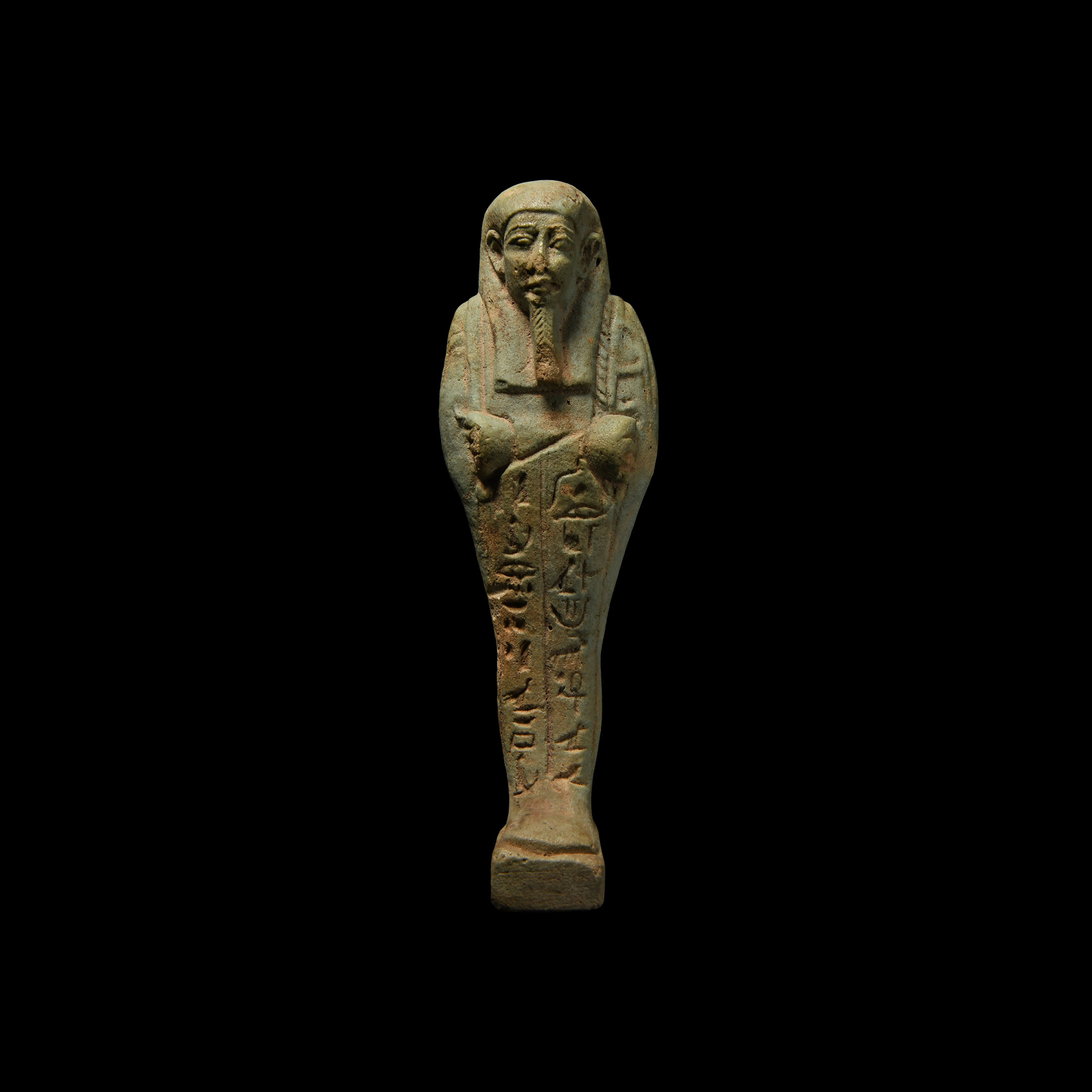 Egyptian Pale Blue Shabti for an Imy-Khent Priest