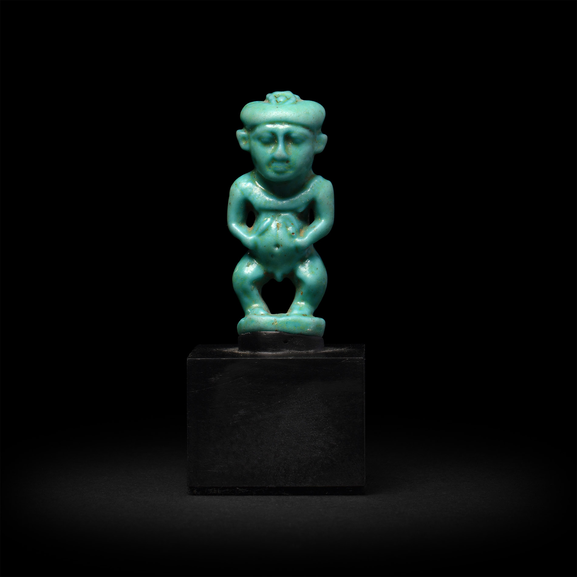 Egyptian Faience Ptah Amulet