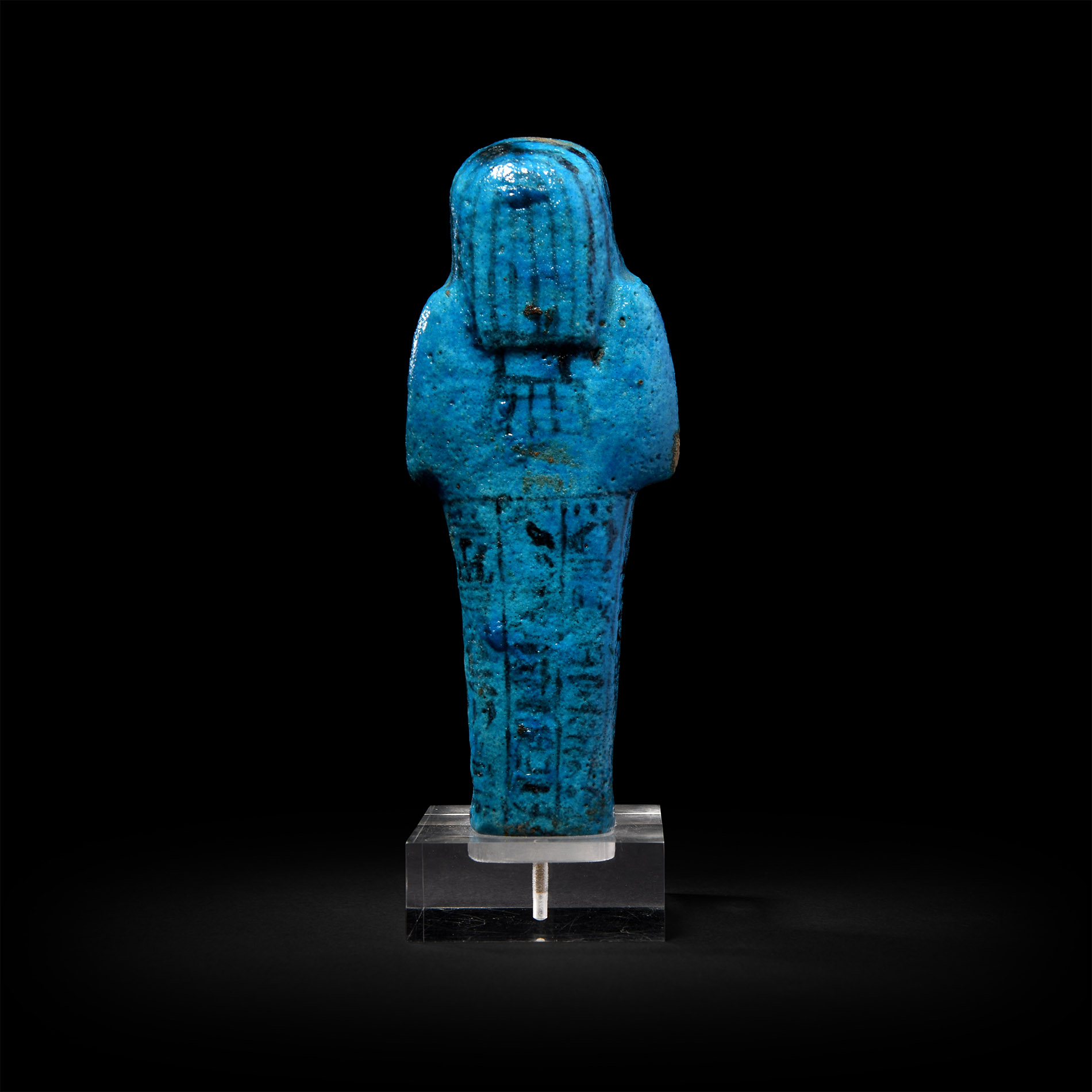 Egyptian Blue Faience Shabti of Nesitanebisheru