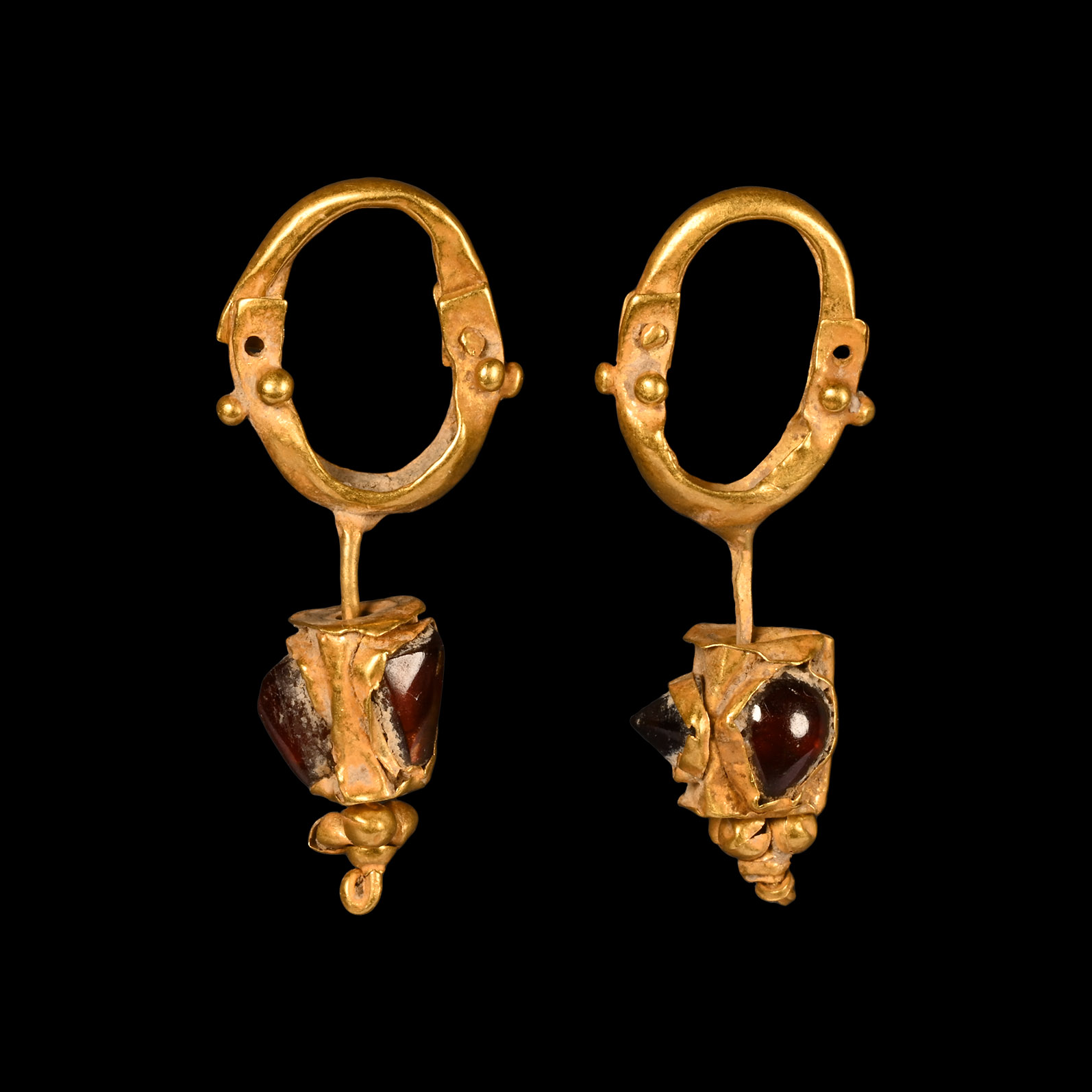 Roman Gold Earring Pair