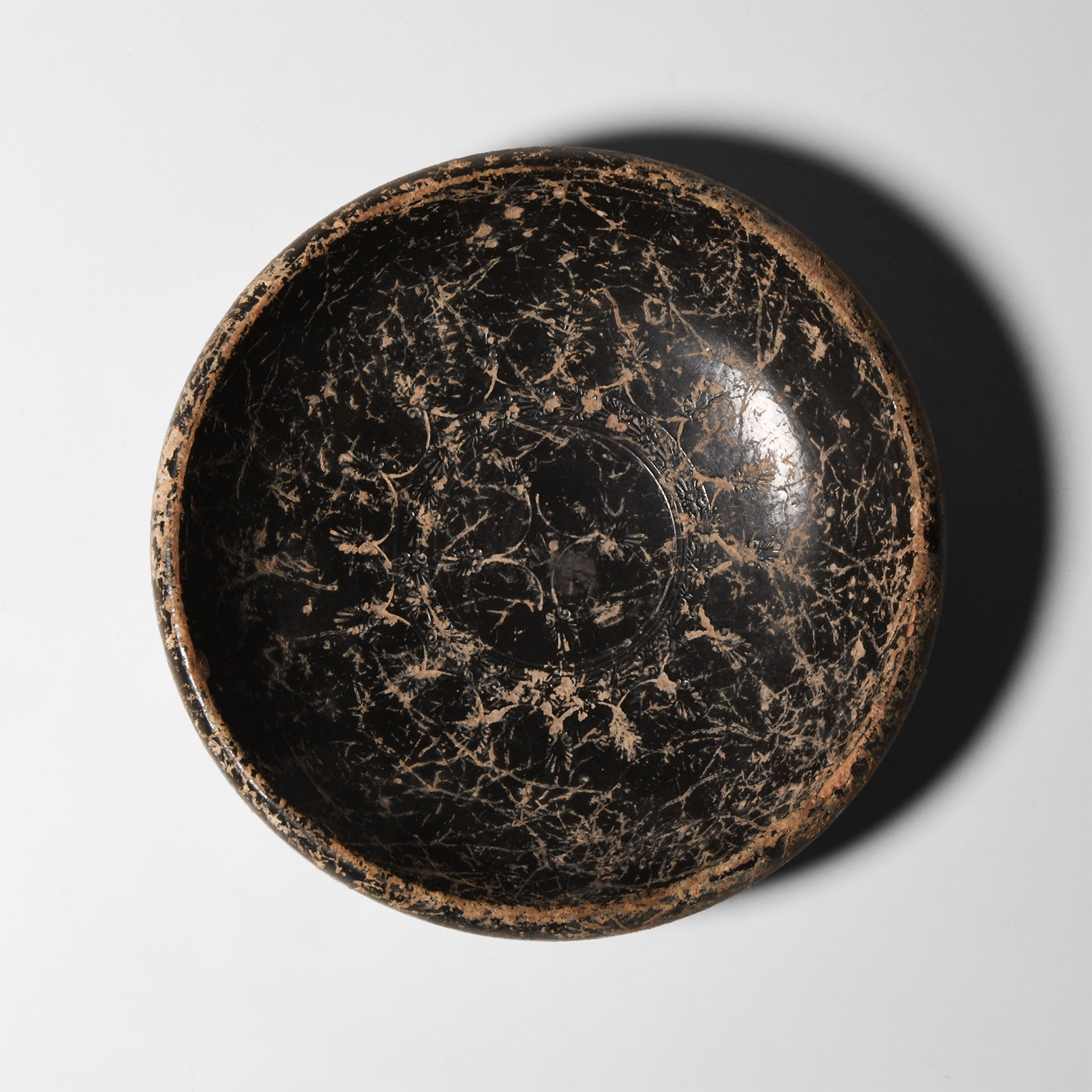 Greek Campanian Black Terracotta Bowl