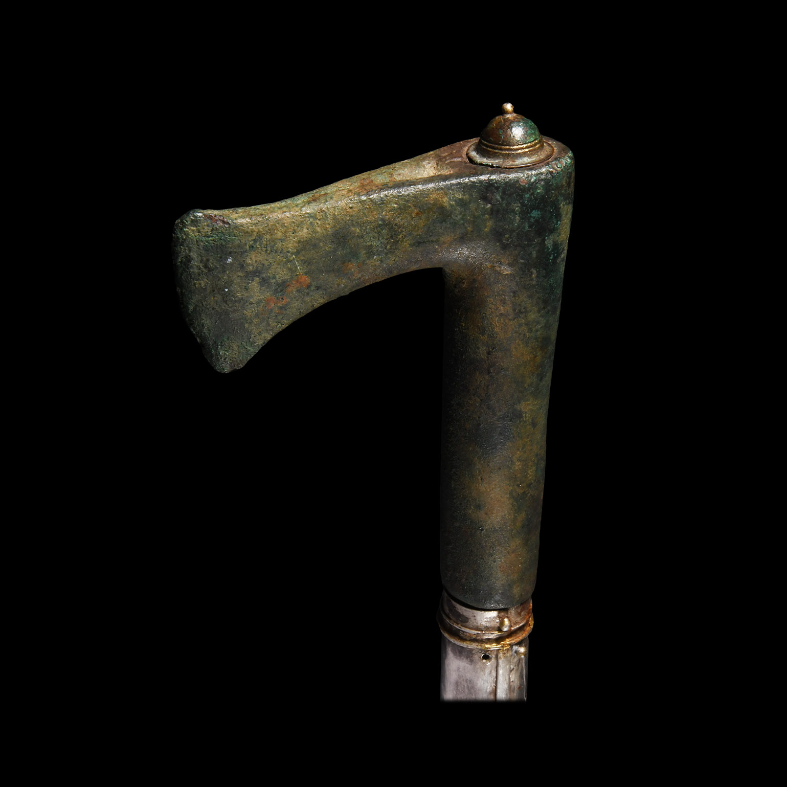 Elamite Ceremonial Axe with Silver Sleeve