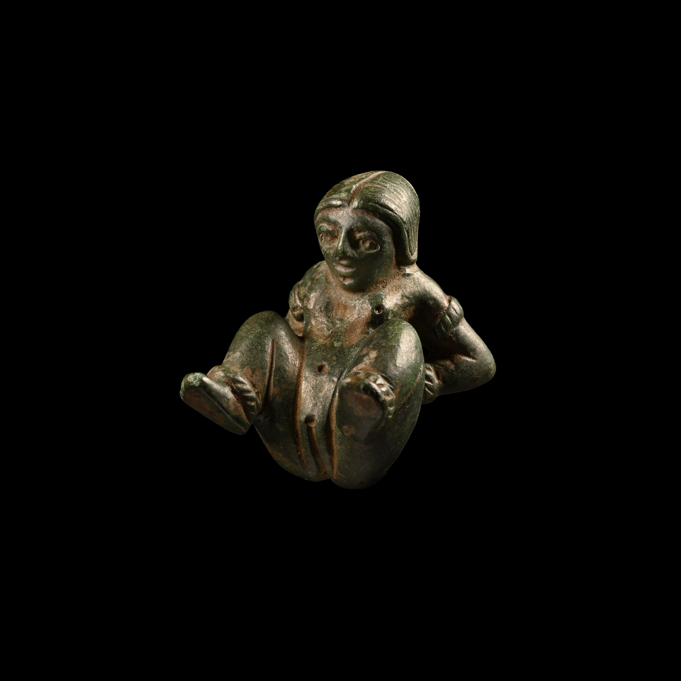 Roman Nude Crouching Woman Gaming Piece