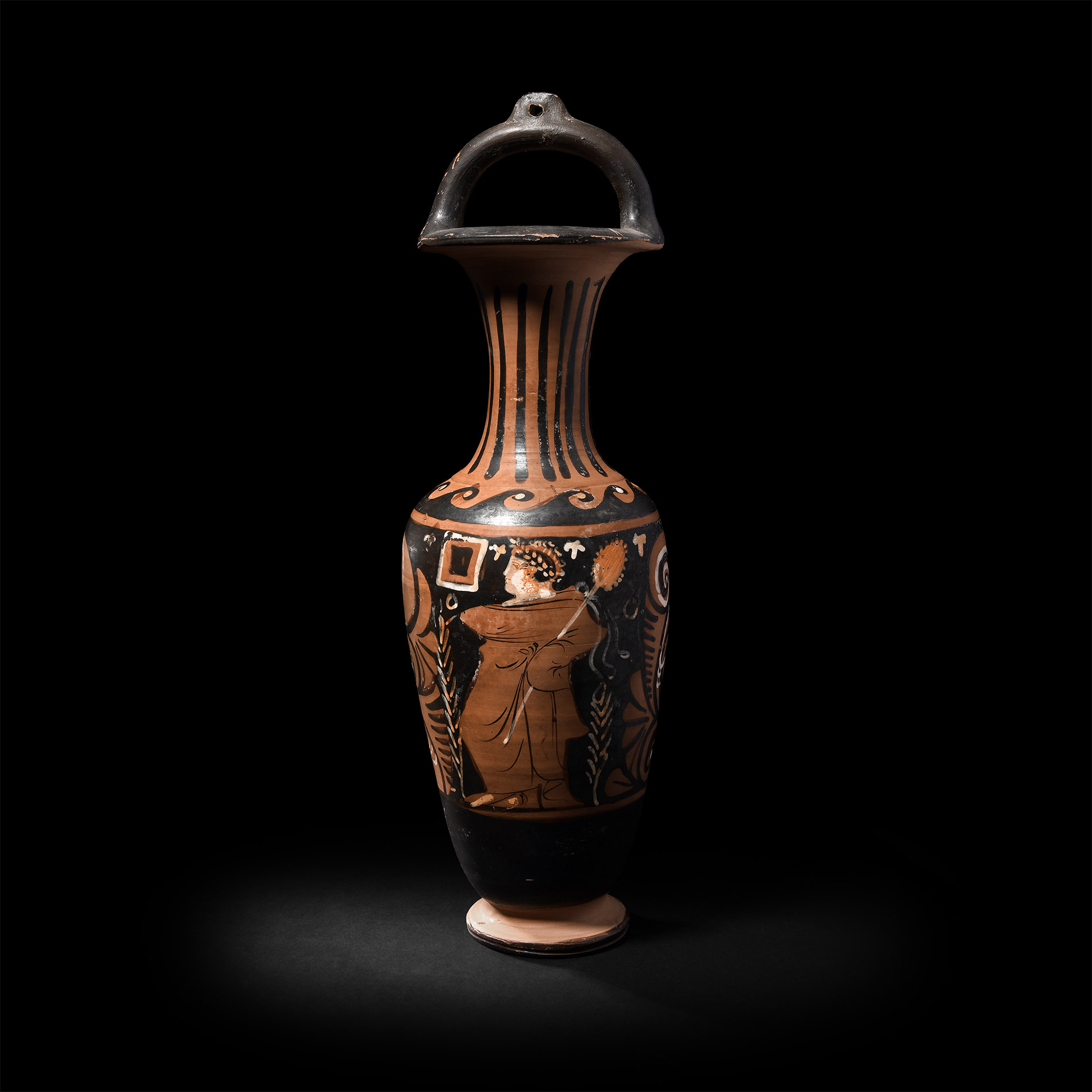 Campanian Red-Figure Bail Amphora from a Cumae Workshop