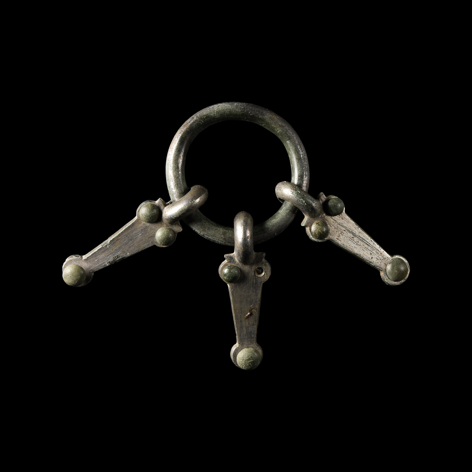 Saxon Silvered Bridle Fitting