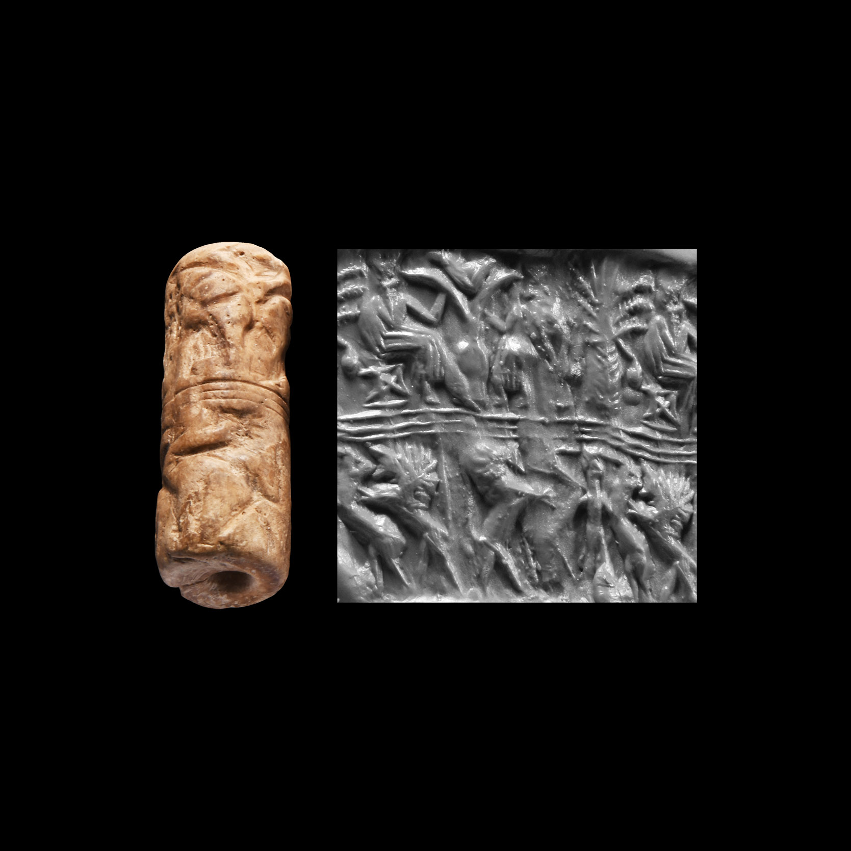 Western Asiatic Trans-Tigridian Cylinder Seal