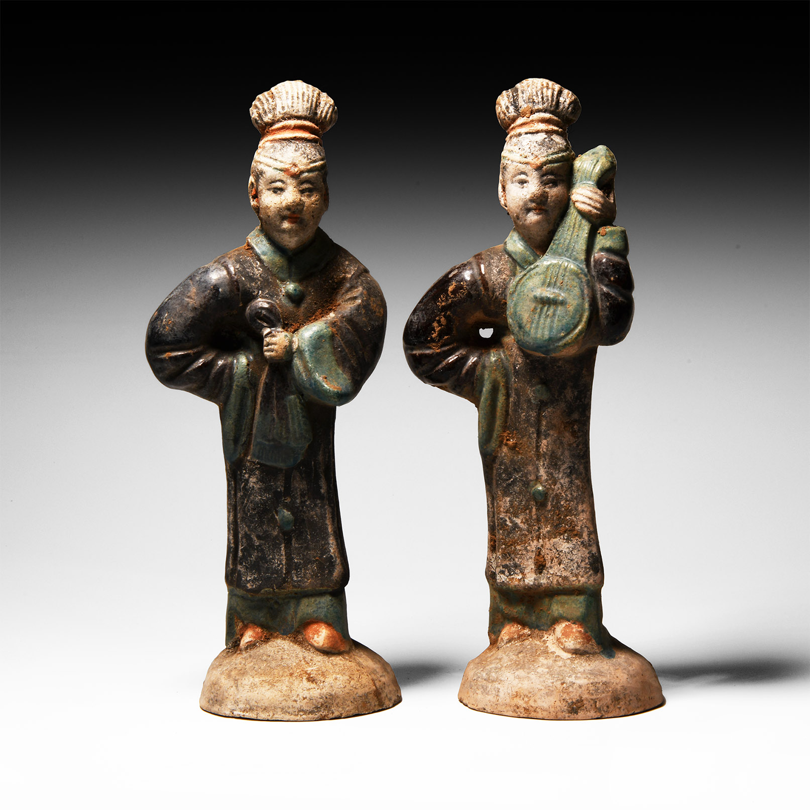 Chinese Ming Figure Pair