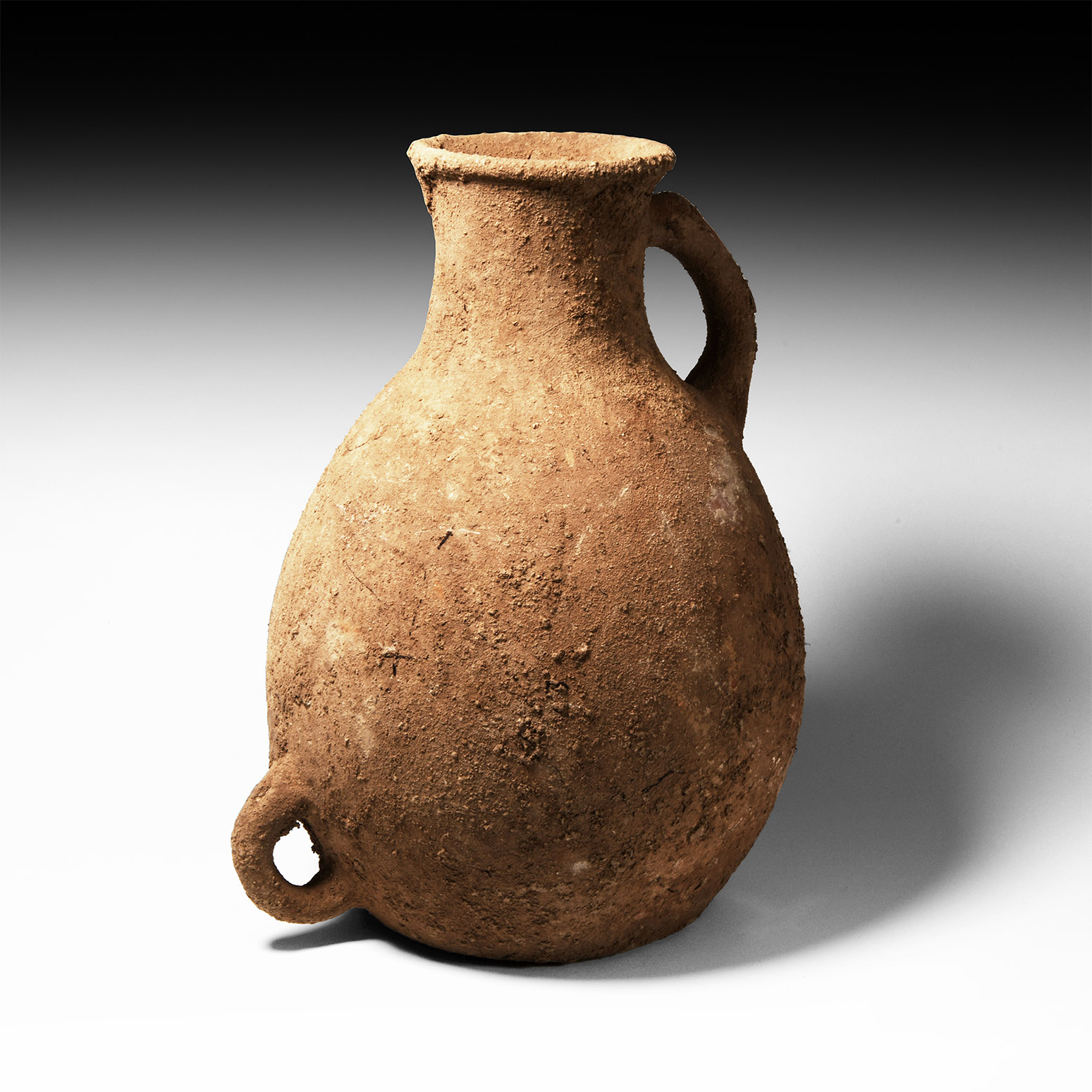 Western Asiatic Terracotta Flagon