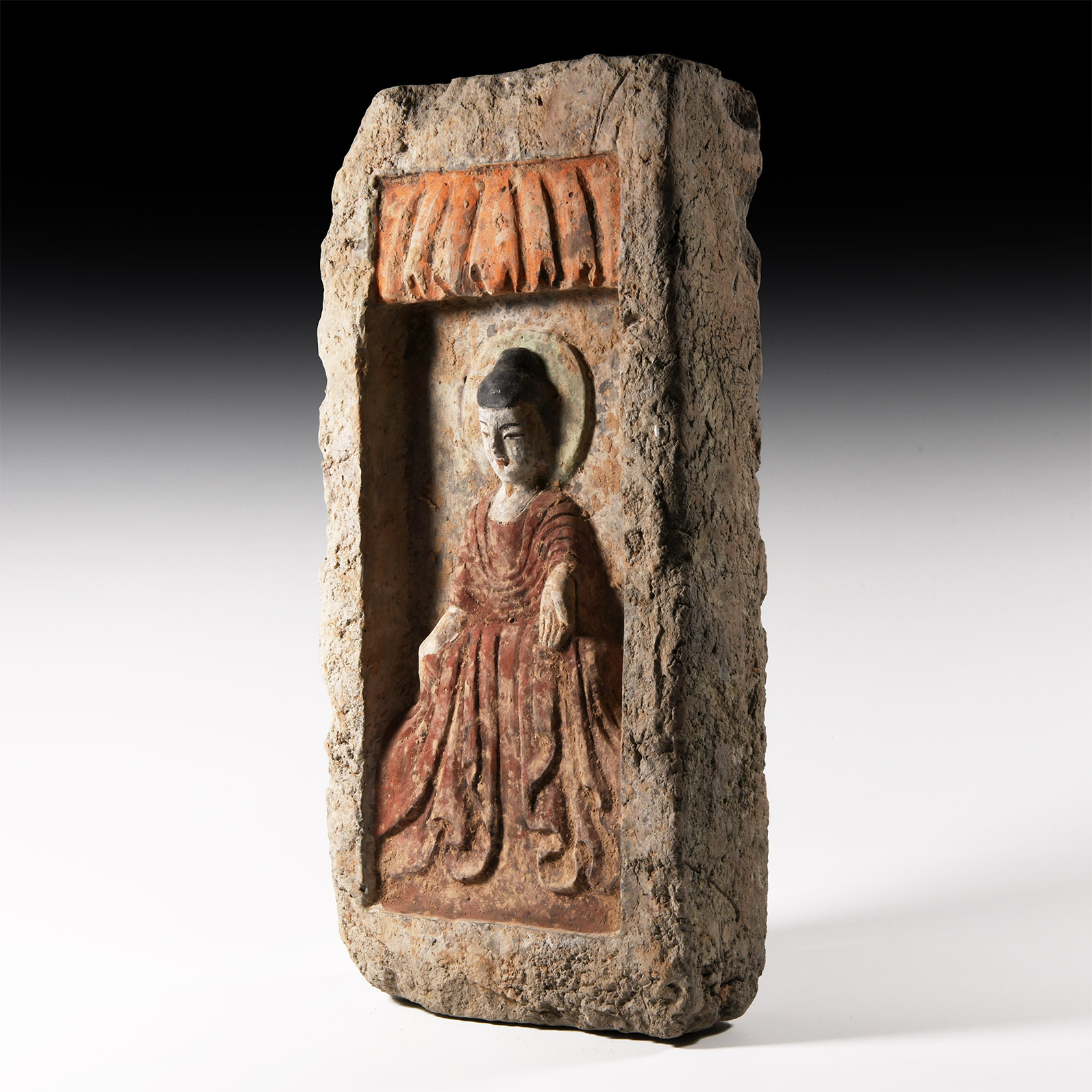 Chinese Wei Buddha Brick