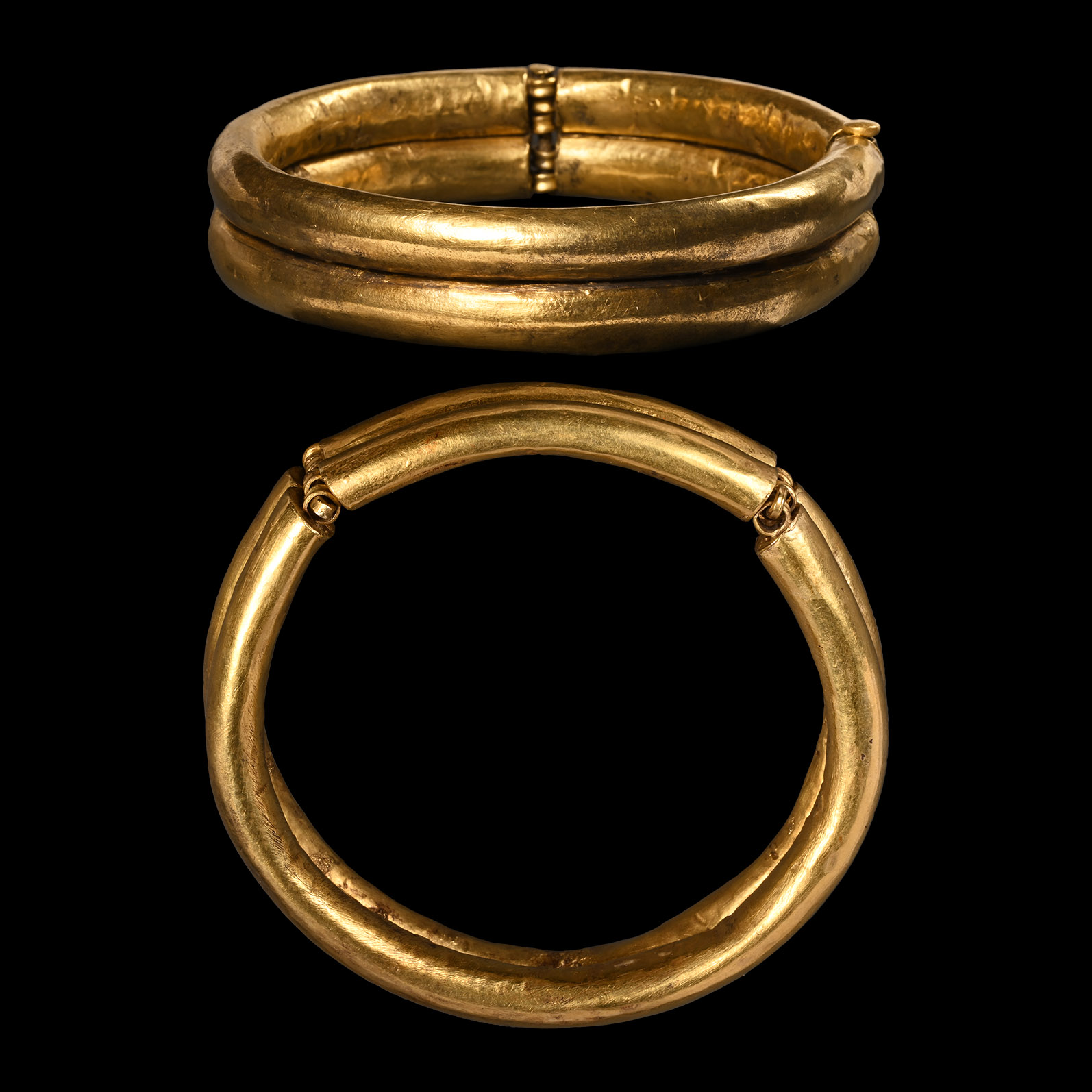 Sarmatian Gold Hinged Bracelet