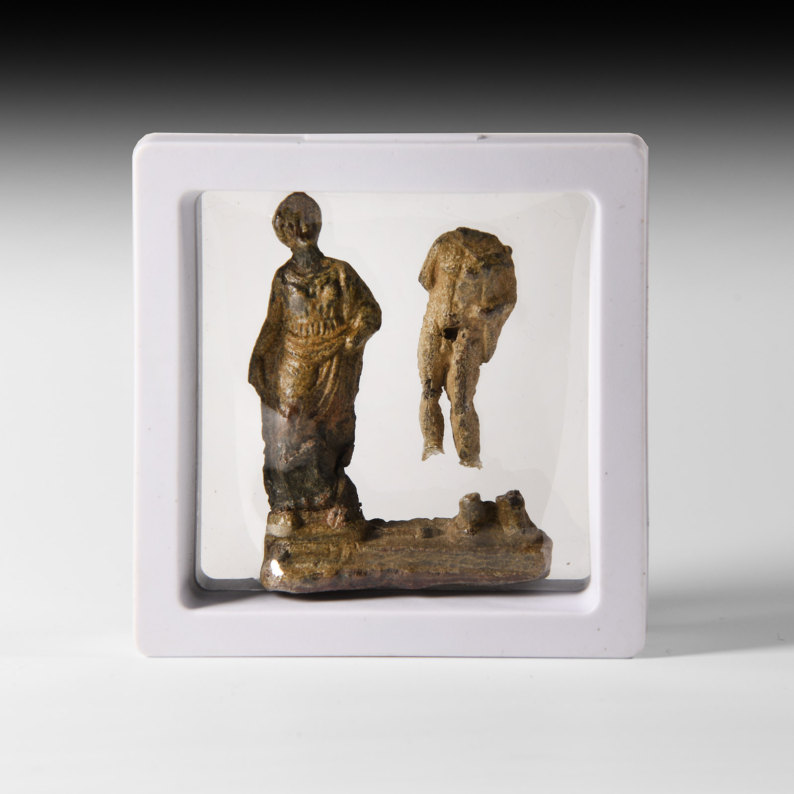 Roman Lead Figural Scene