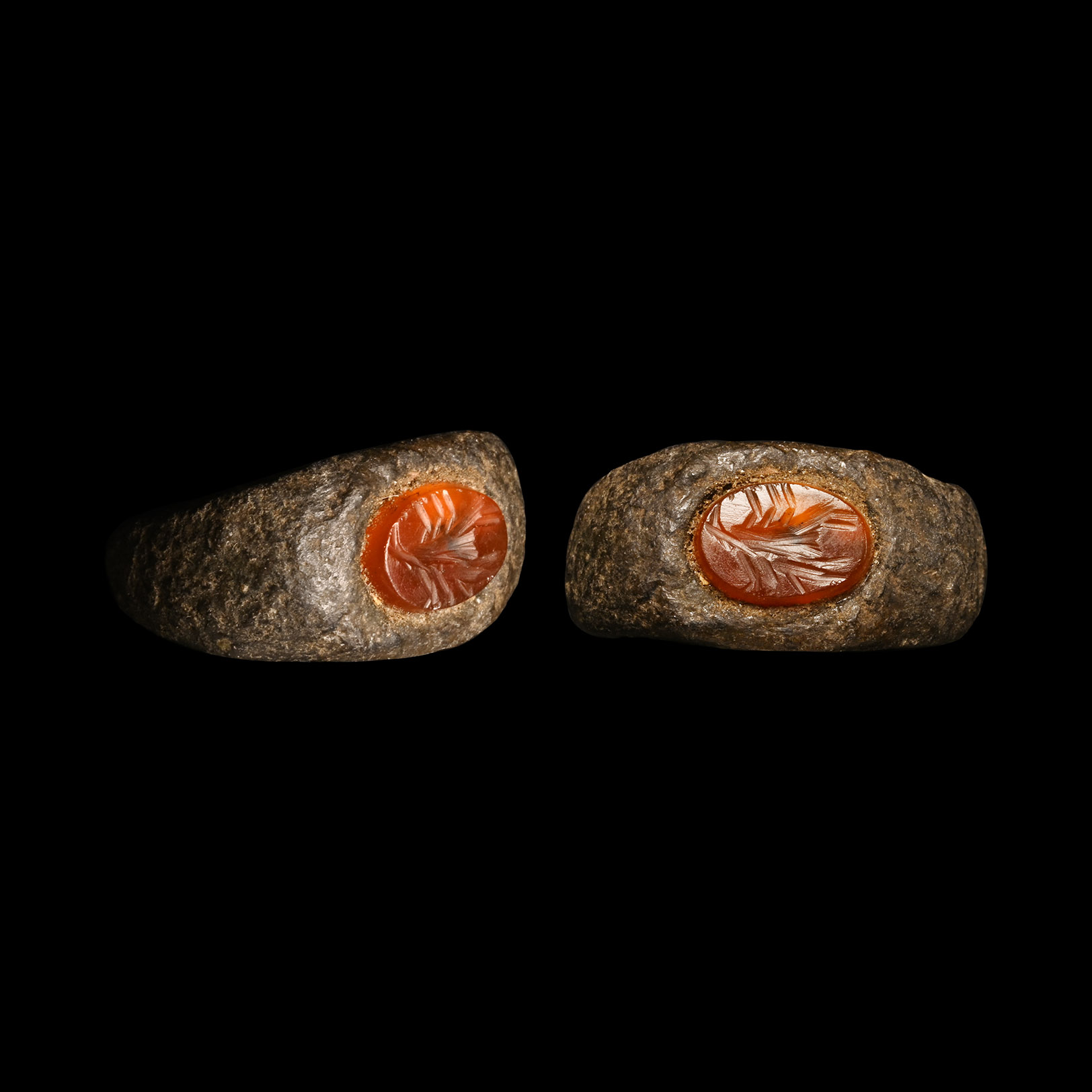 Roman Military Ring with Scorpion Gemstone