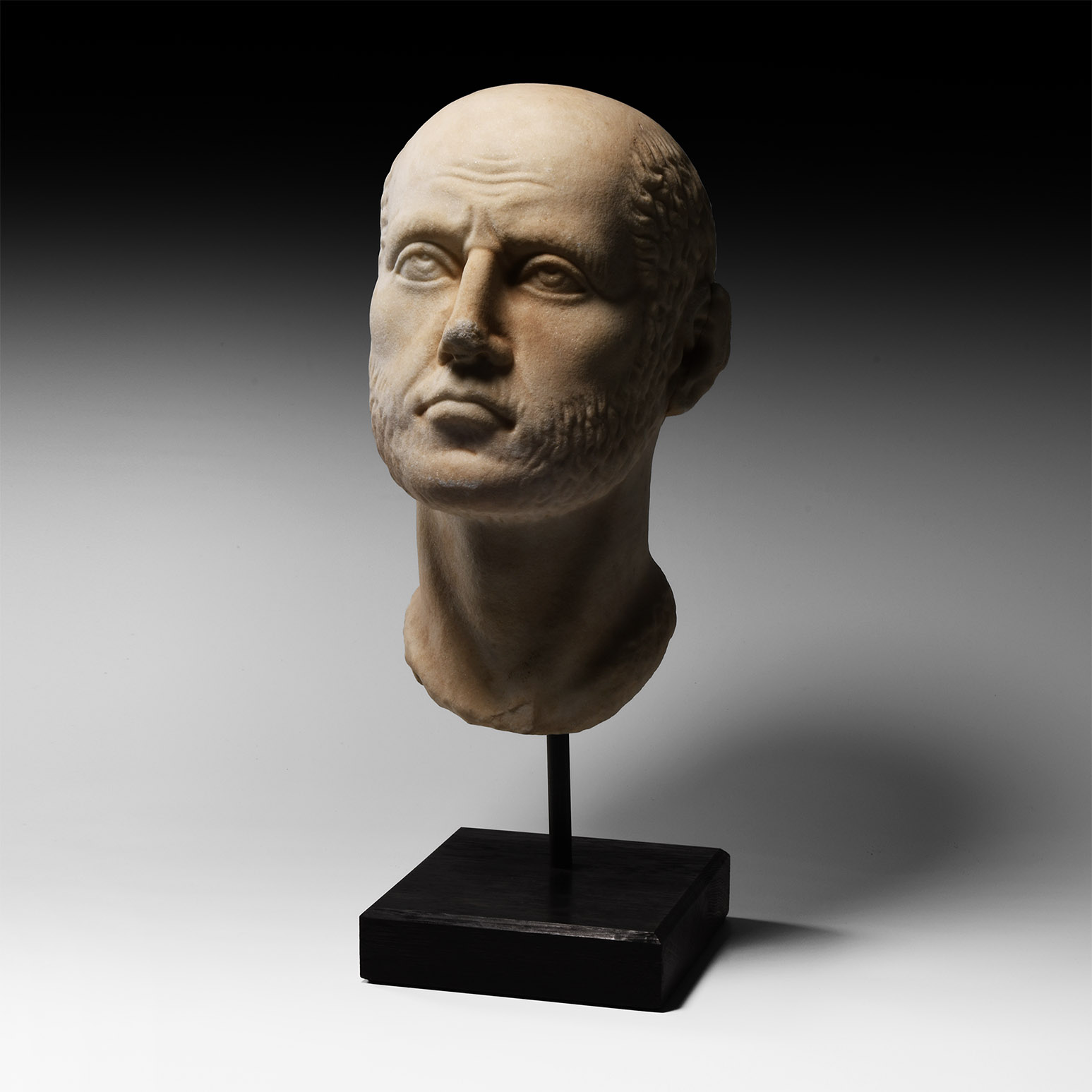 Marble Head of a Roman Emperor