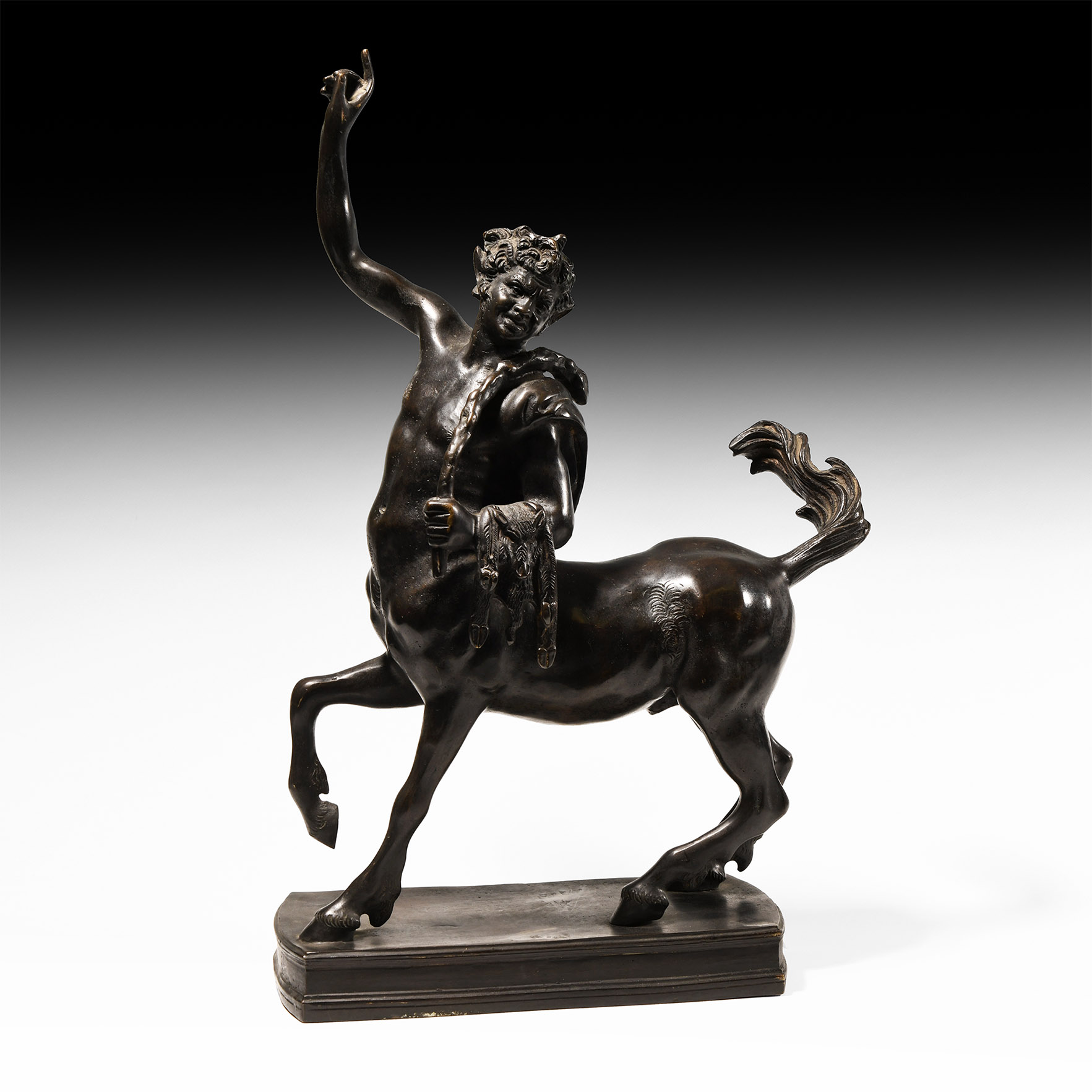 Neoclassical Bronze Young Centaur Statue