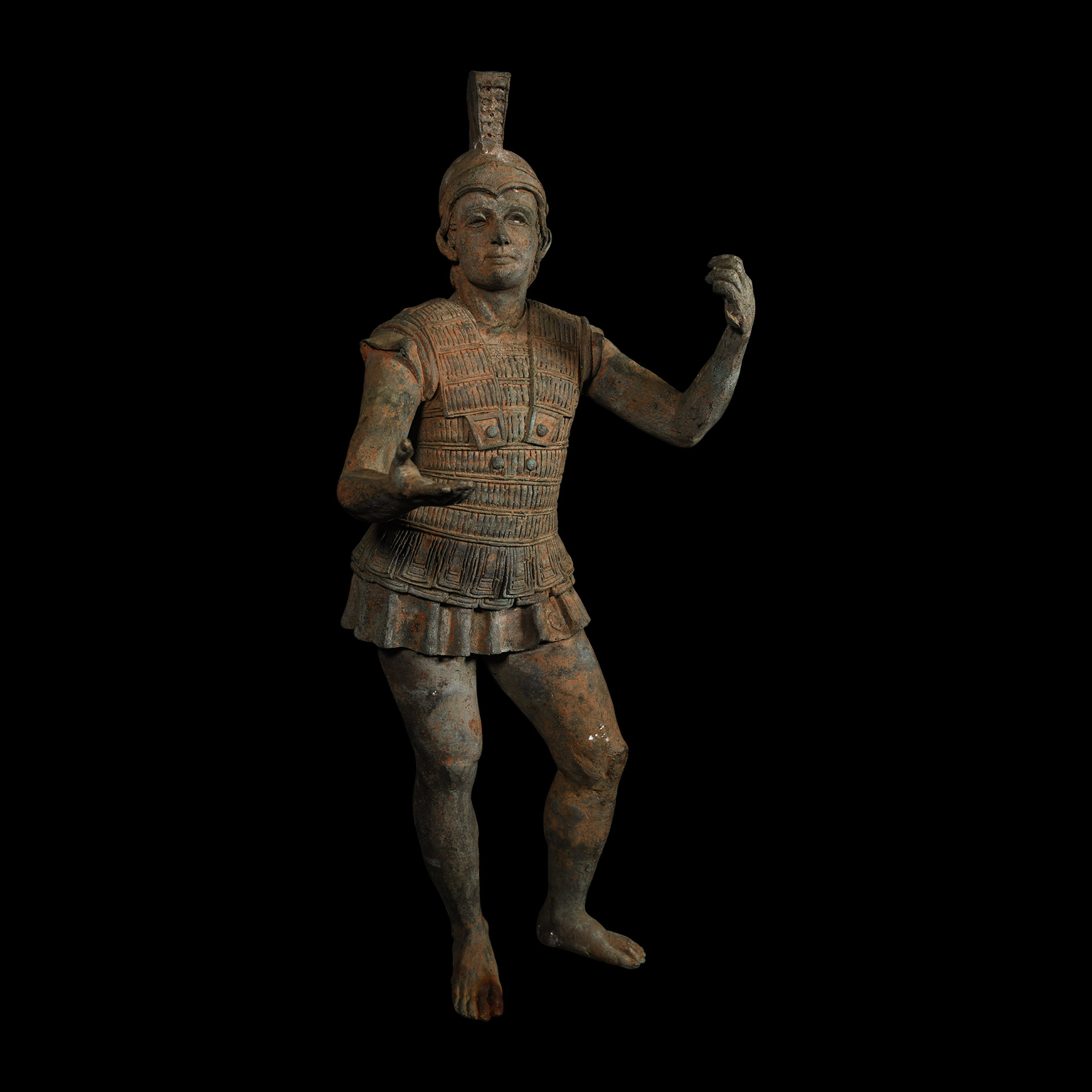 Bronze Statue of an Etruscan Warrior