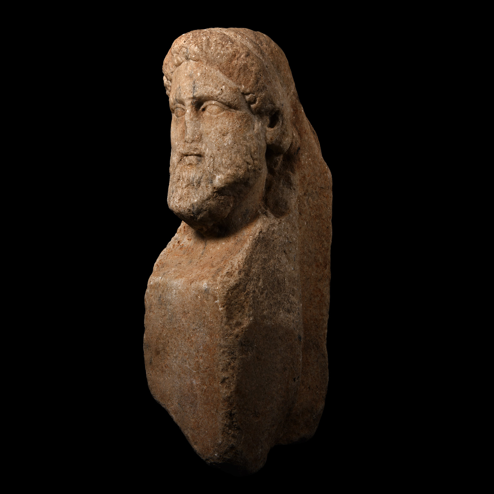 Roman Marble Herm Boundary Marker