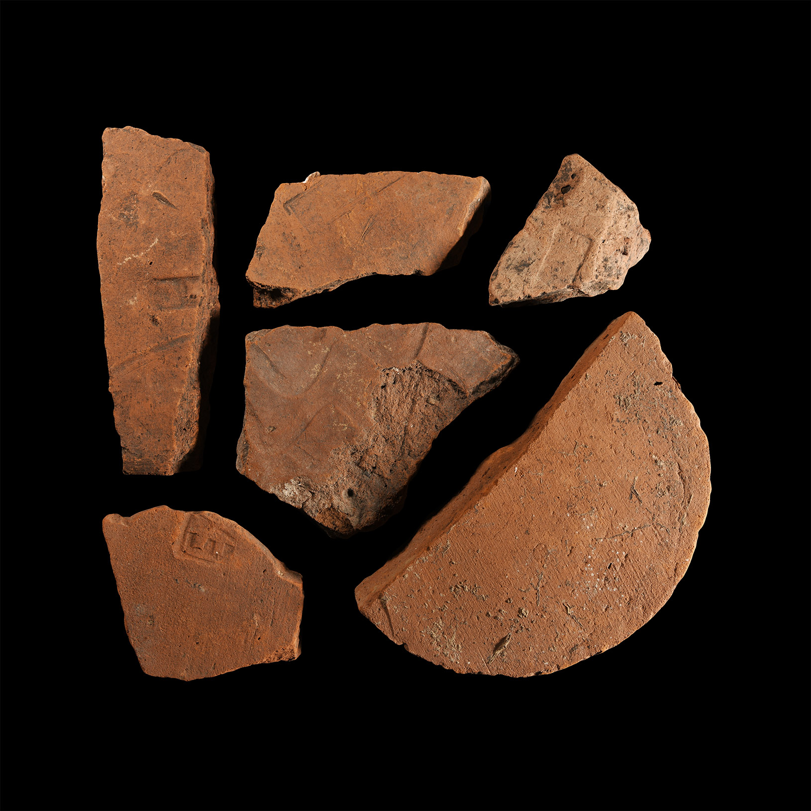 Roman Tile Fragment Group with Military Stamps