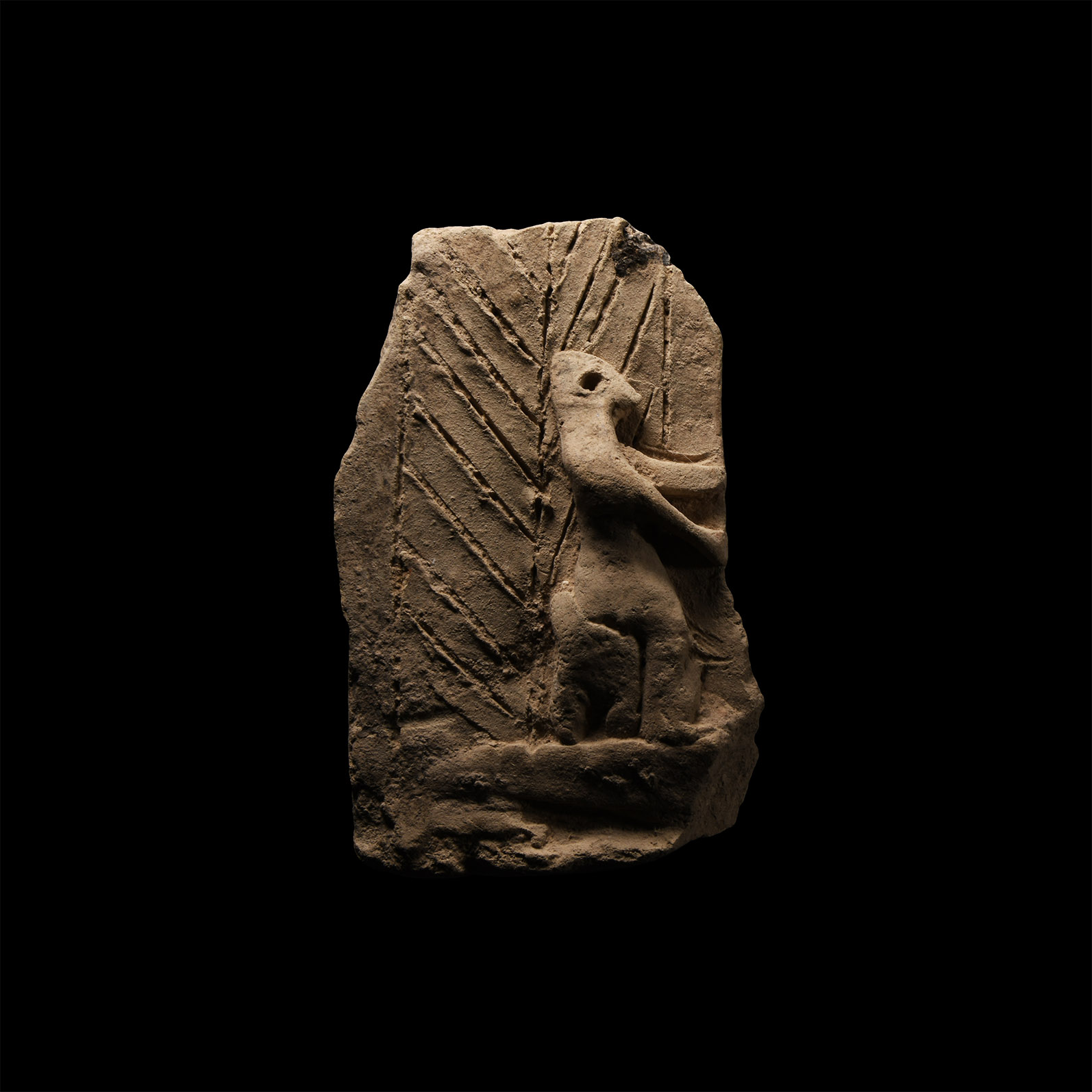 Western Asiatic Plaque with Seated Figure
