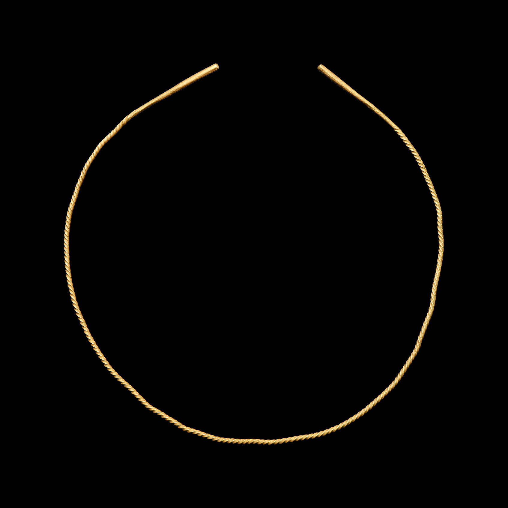 European Bronze Age Gold Twisted Torc