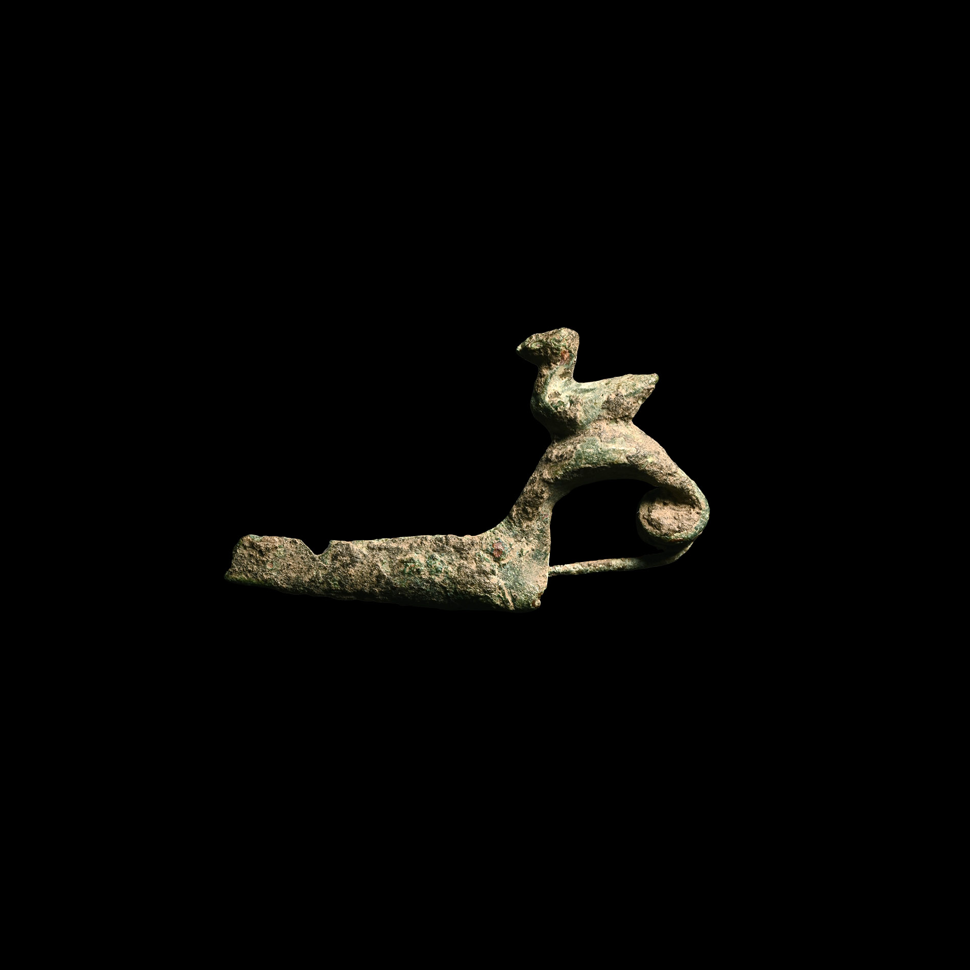 Iron Age Celtic Bow Brooch with Bird