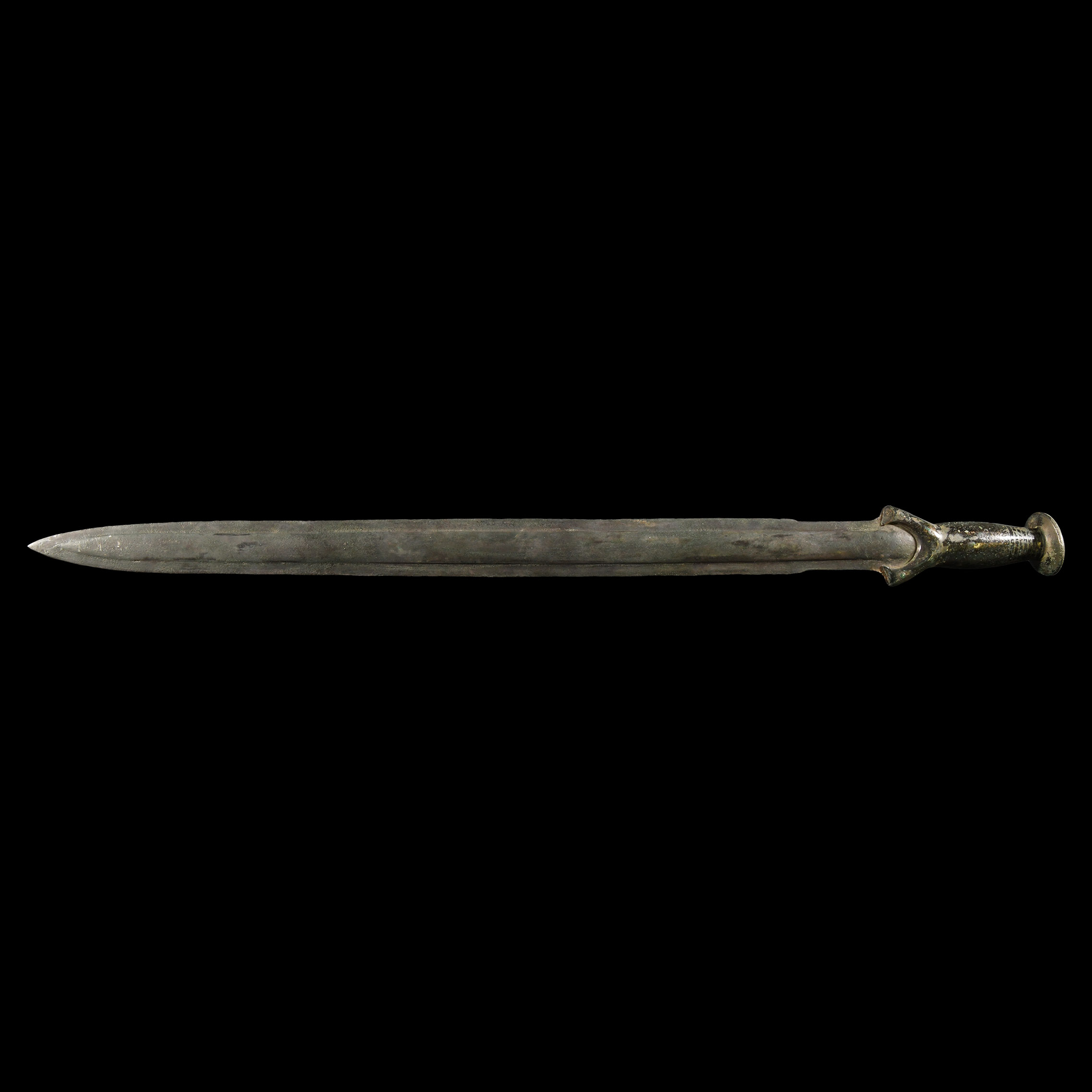 Large North European Bronze Age Sword with Hilt