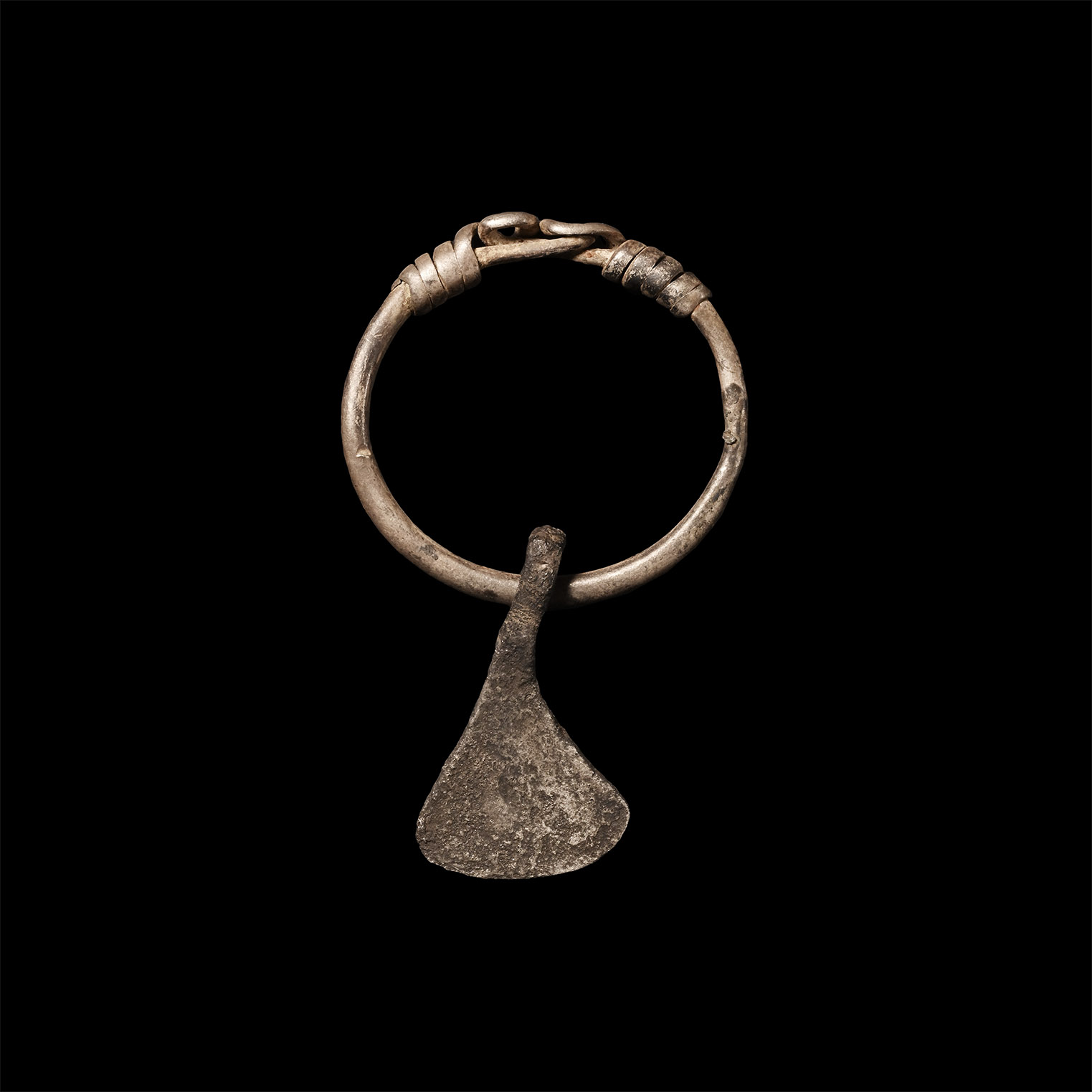 Viking Age Silver Axe Pendant