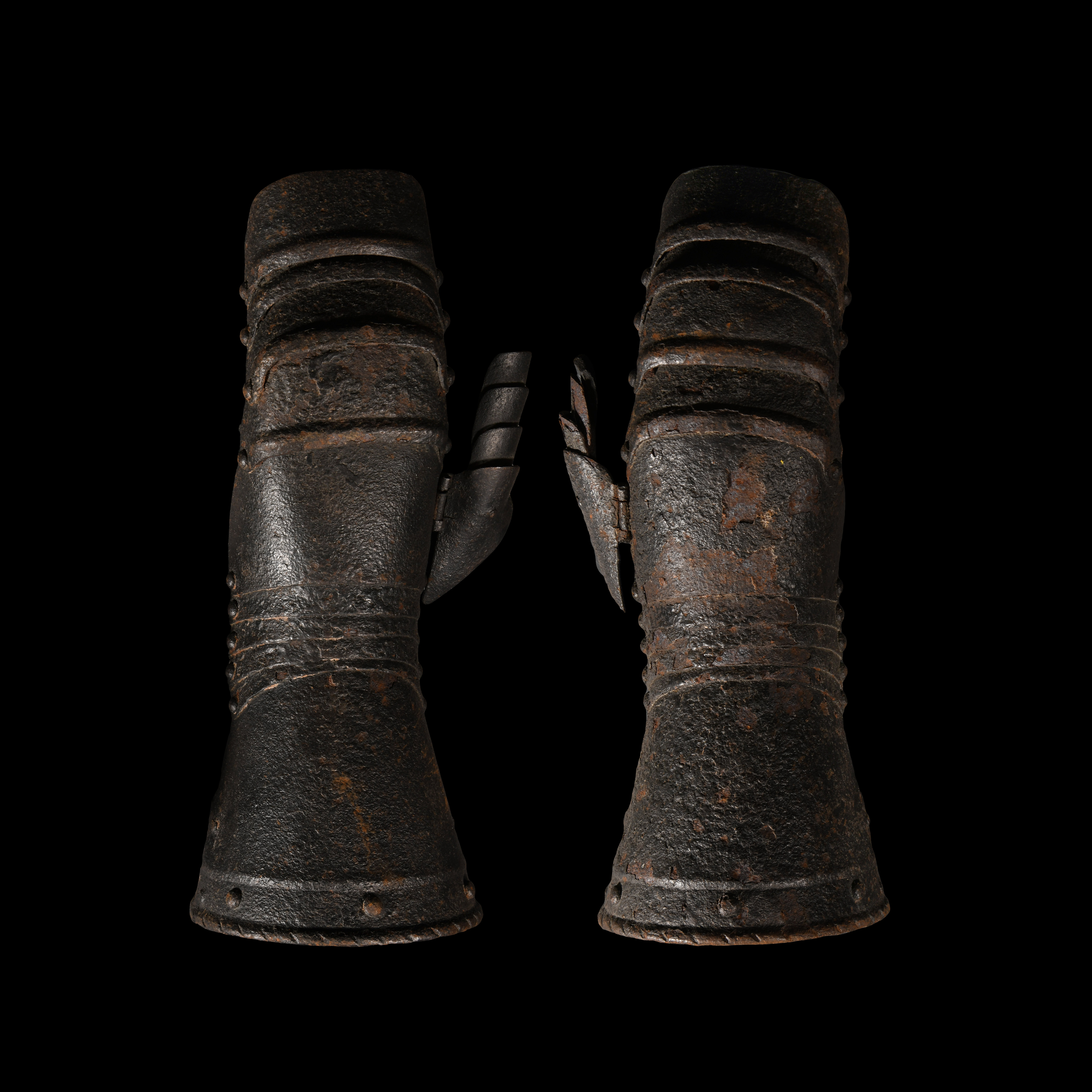 Post Medieval Gauntlet Pair from a Suit of Armour