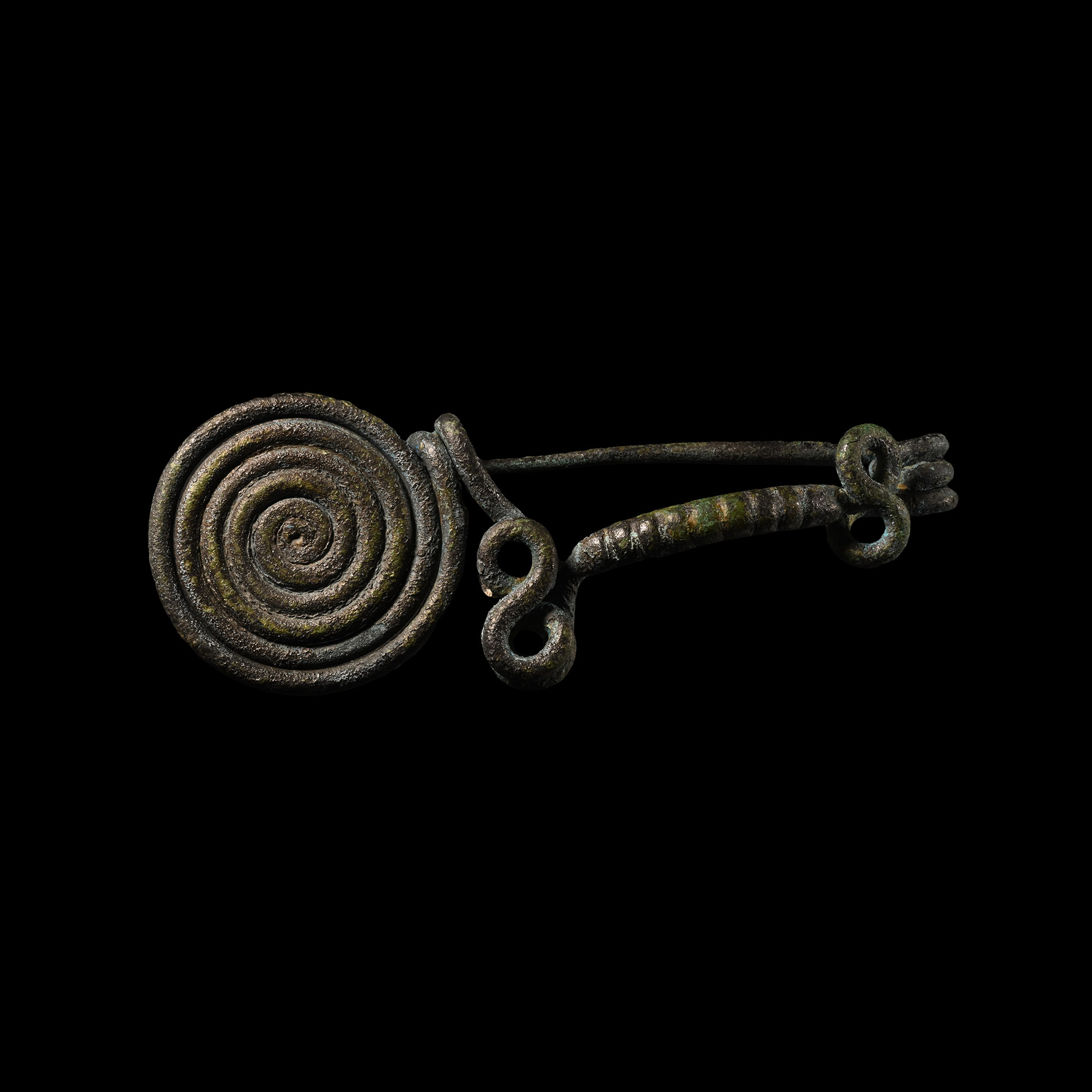 Bronze Age Central European Spiral Brooch