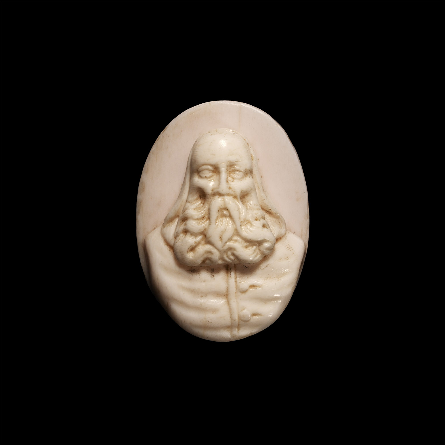 Shell Cameo of a Wealthy Merchant