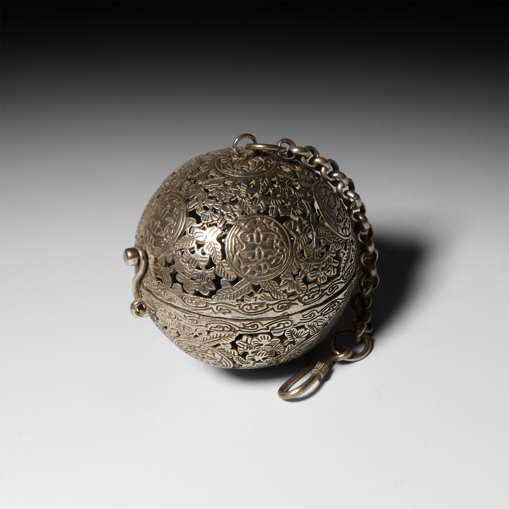 Post Medieval Gimballed Incense Burner