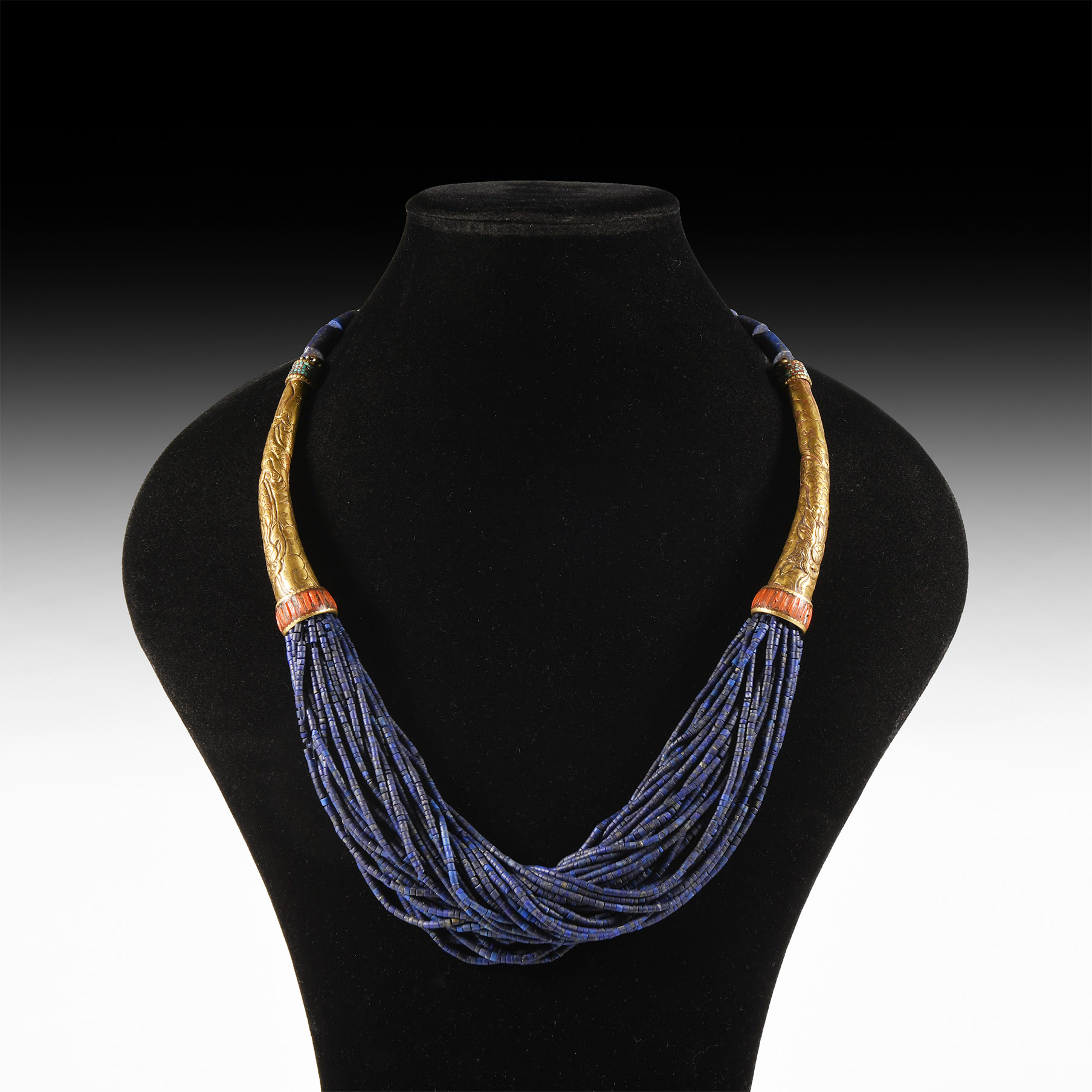 Sino-Tibetan Lapis Lazuli Necklace