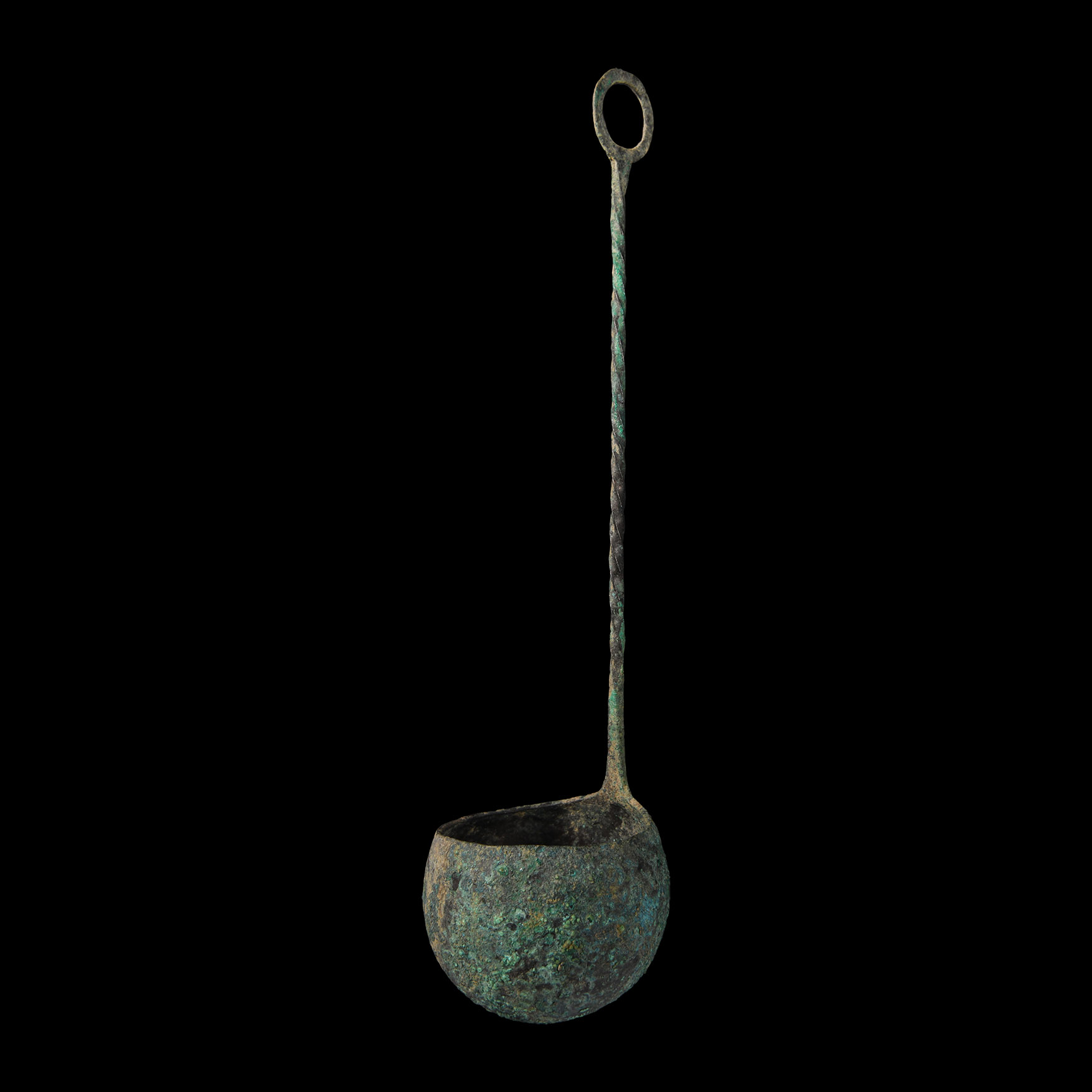 Greek Ladle with Twisted Handle