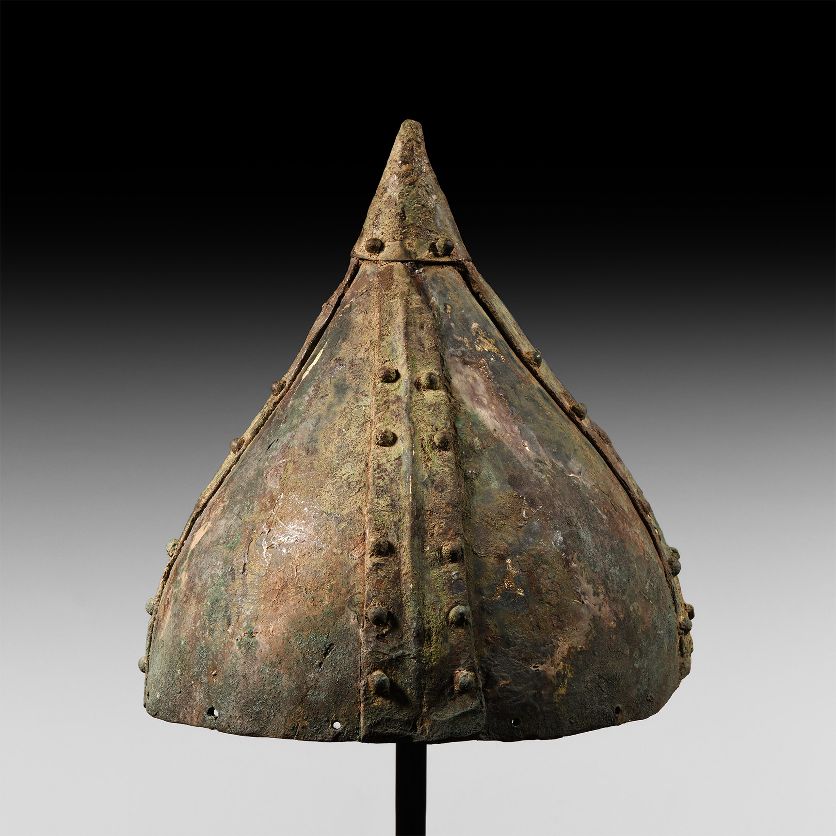 Sassanian Spangenhelm with Rivets