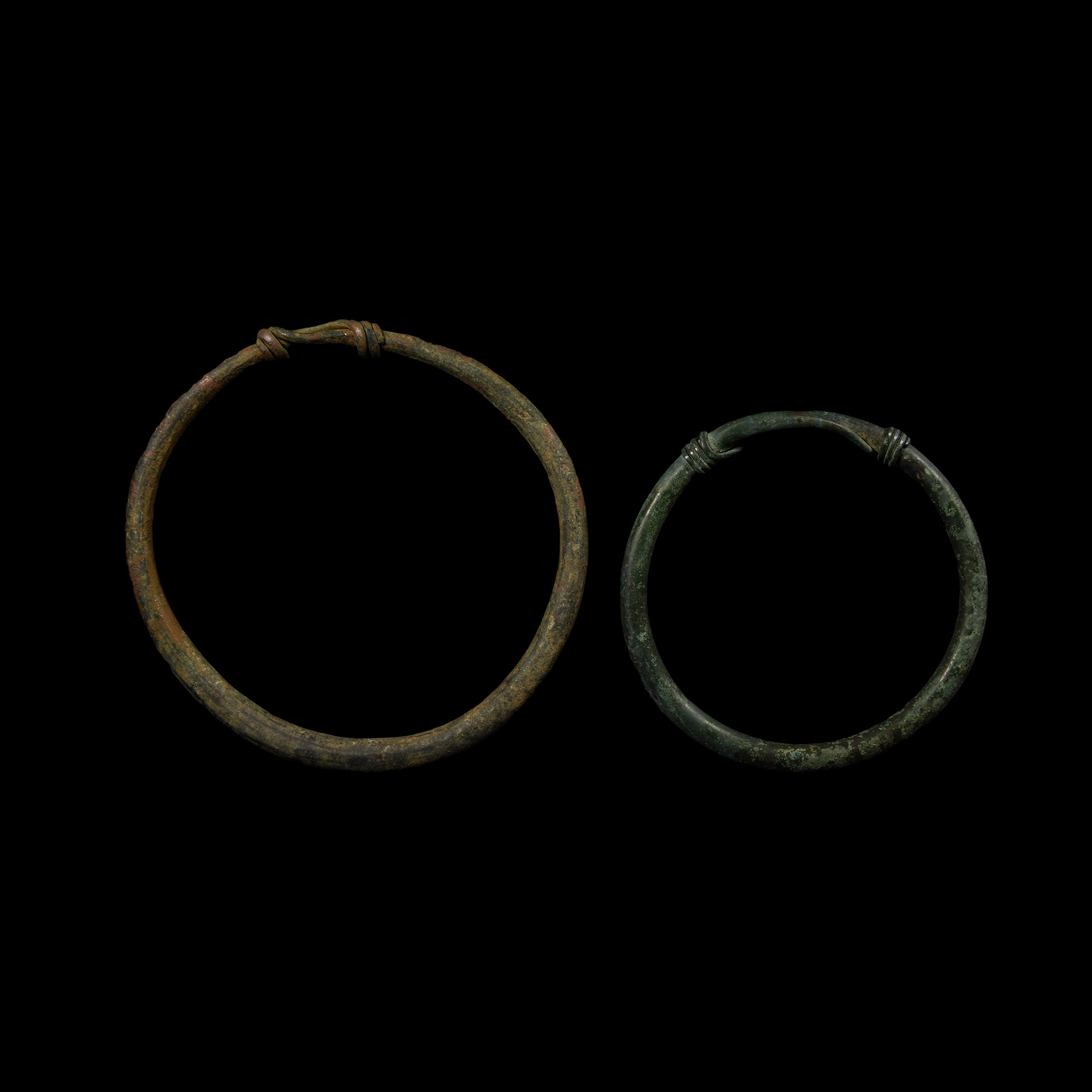 Bronze Age Large Bracelet Pair