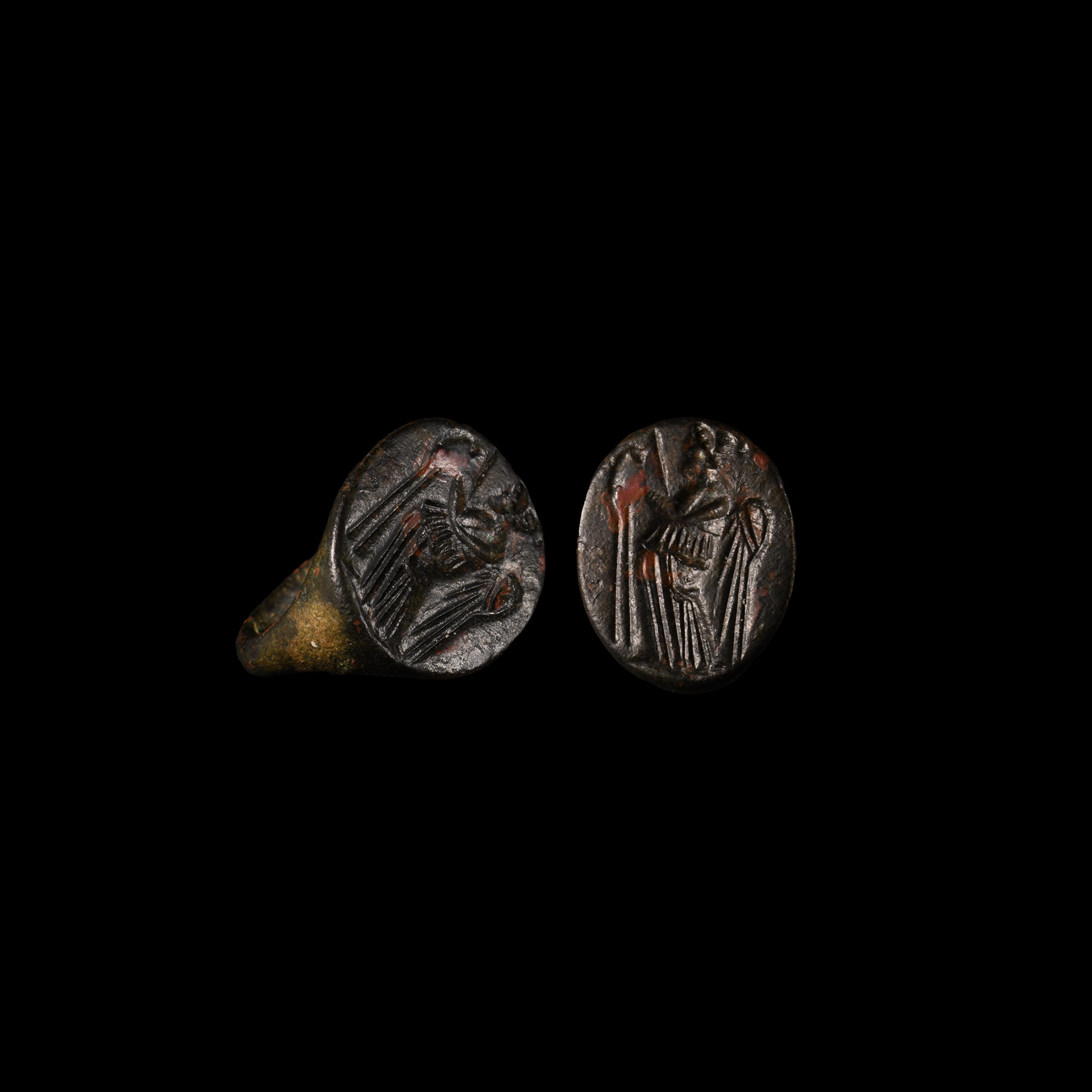 Greek Ring with Tyche