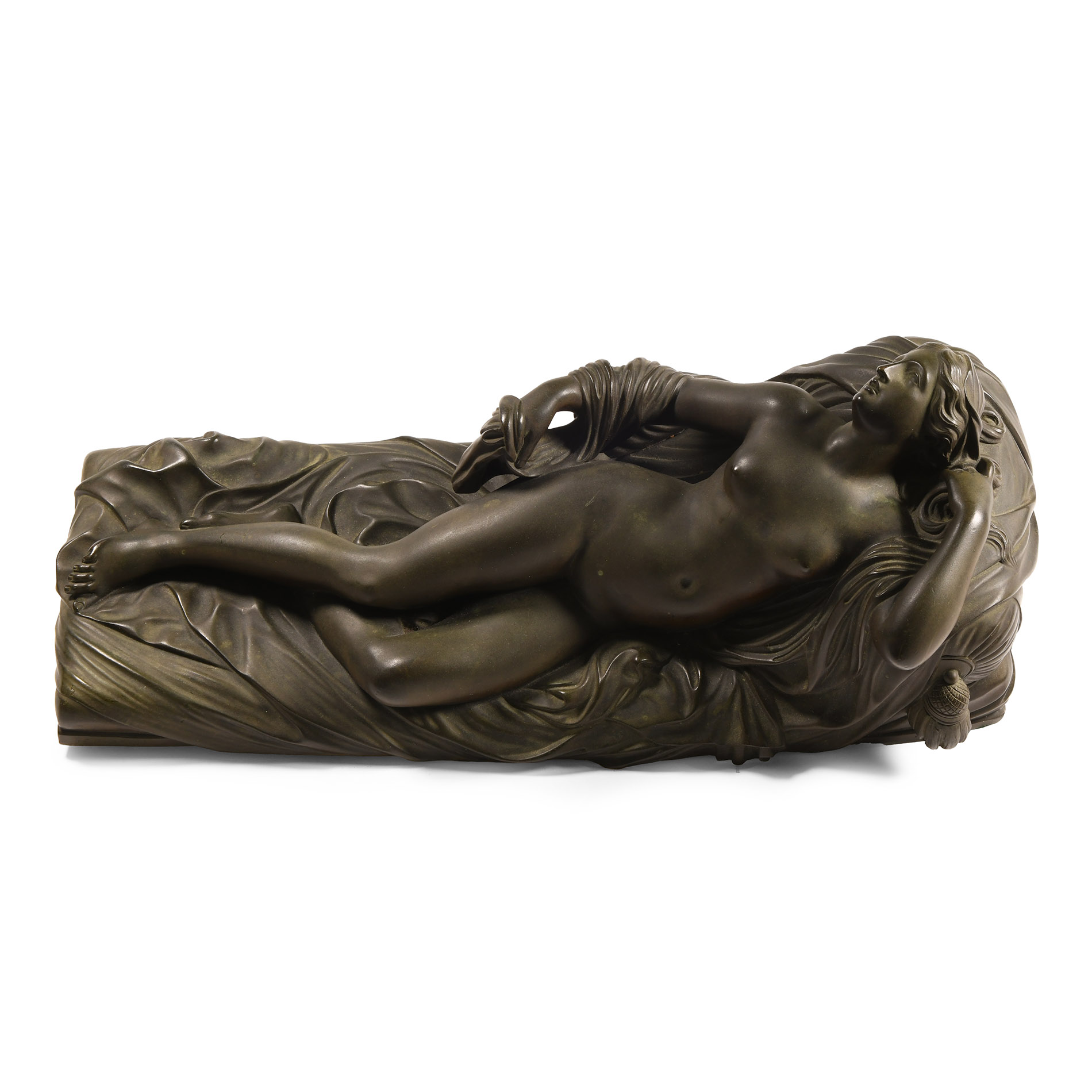 Post Medieval Reclining Female Statue